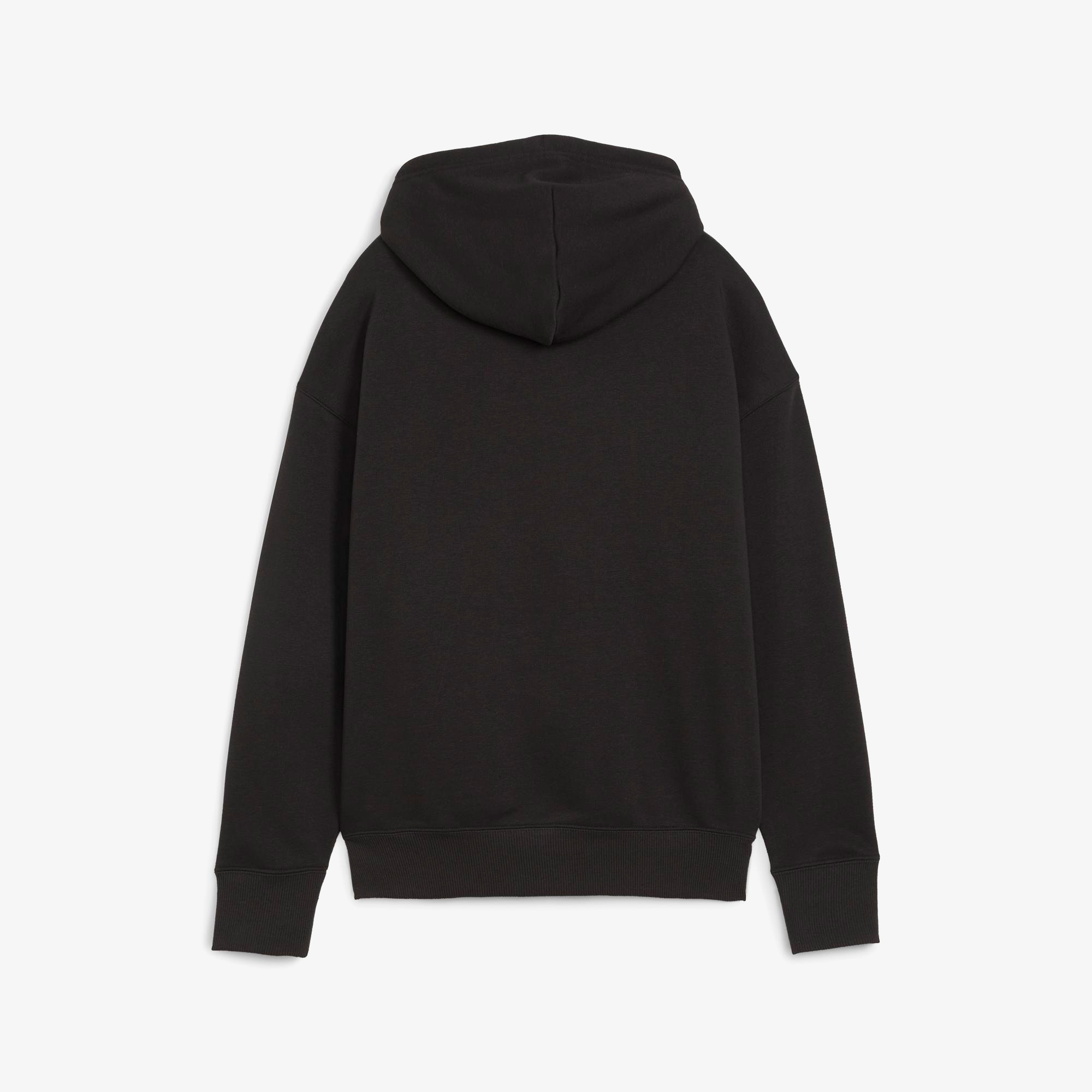 Puma Classics Shiny Logo Kadın Siyah Sweatshirt