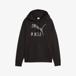 Puma Classics Shiny Logo Kadın Siyah Sweatshirt