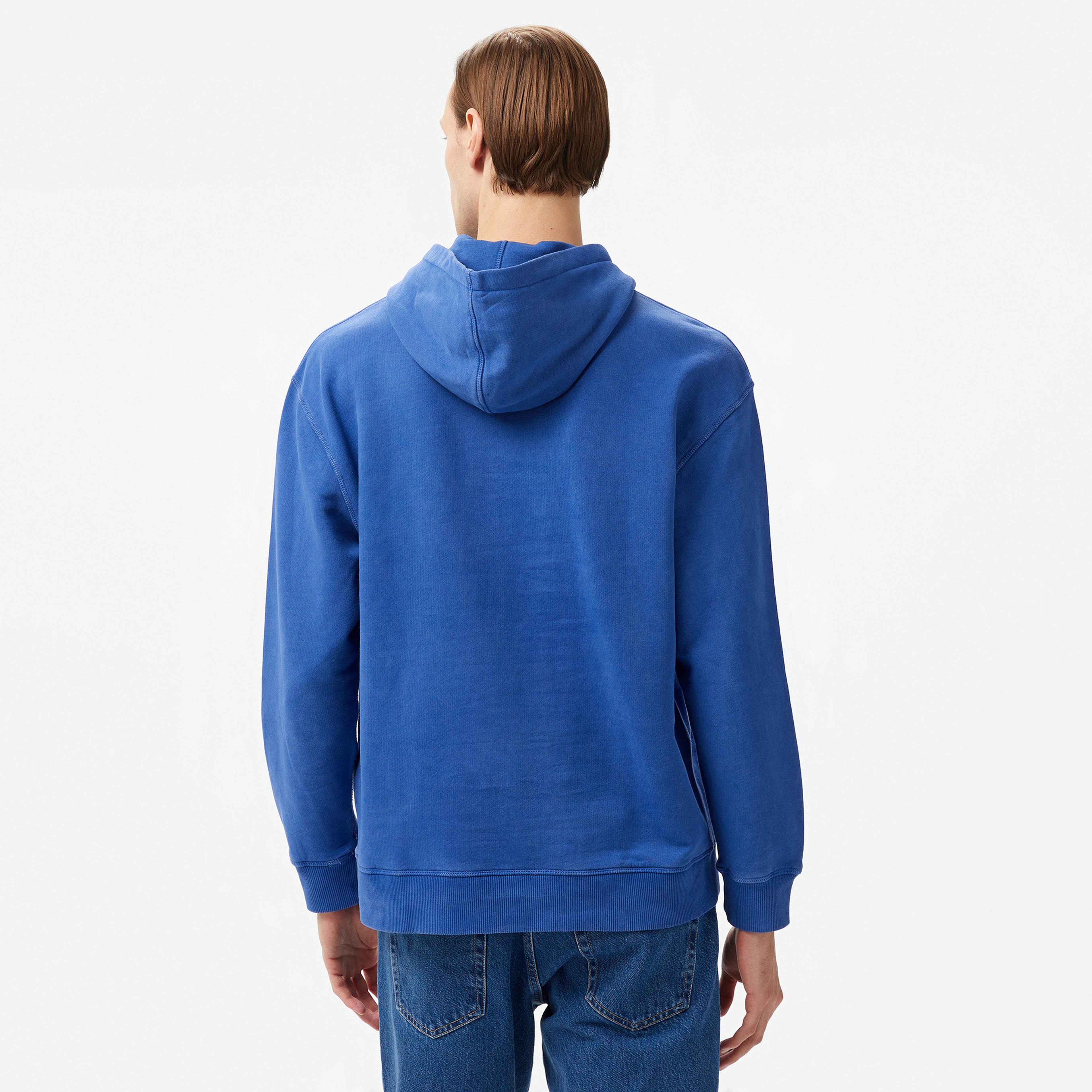 Tommy Hilfiger Jeans Classic Erkek Mavi Hoodie