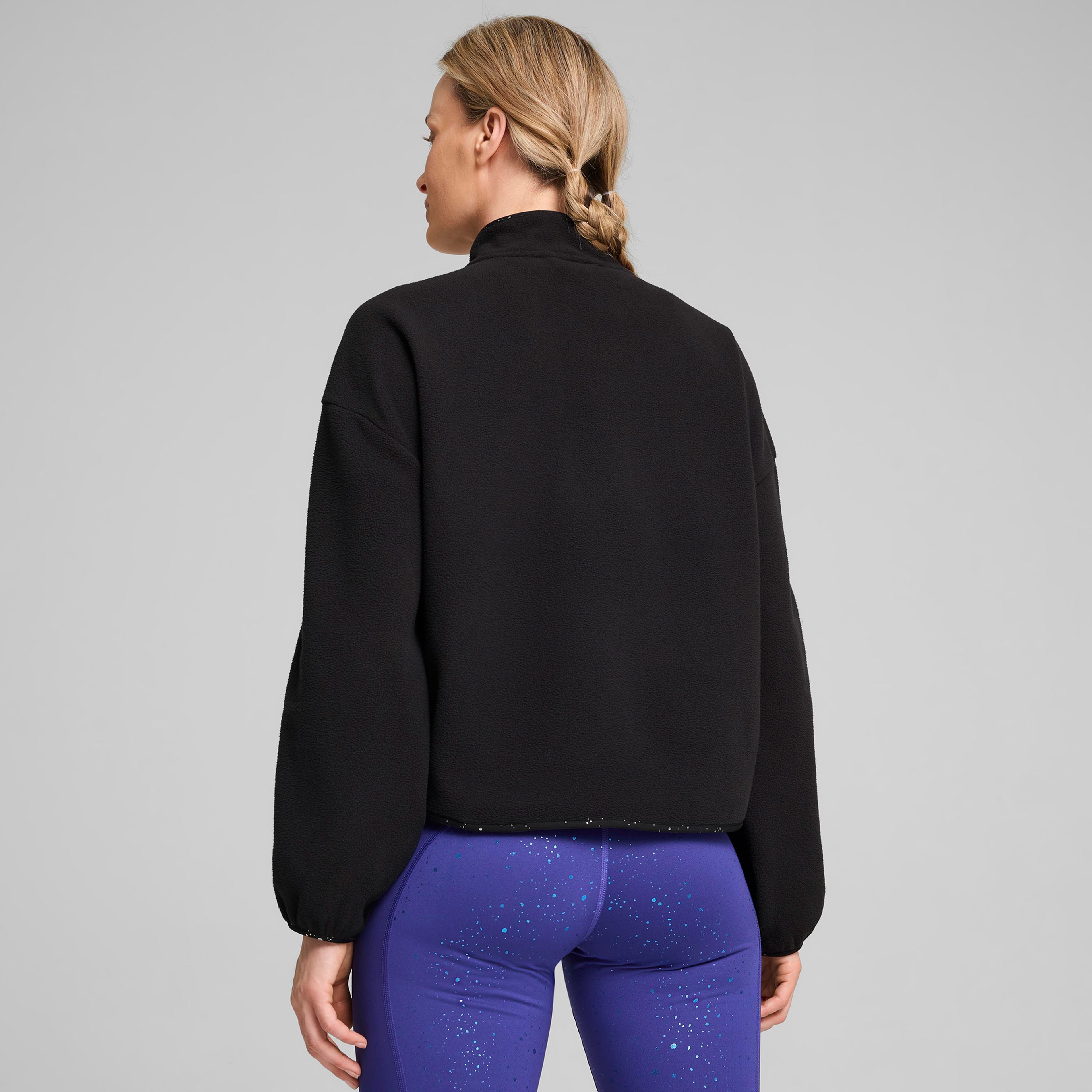 Puma Intergalactic Fleece Fz Kadın Siyah Ceket