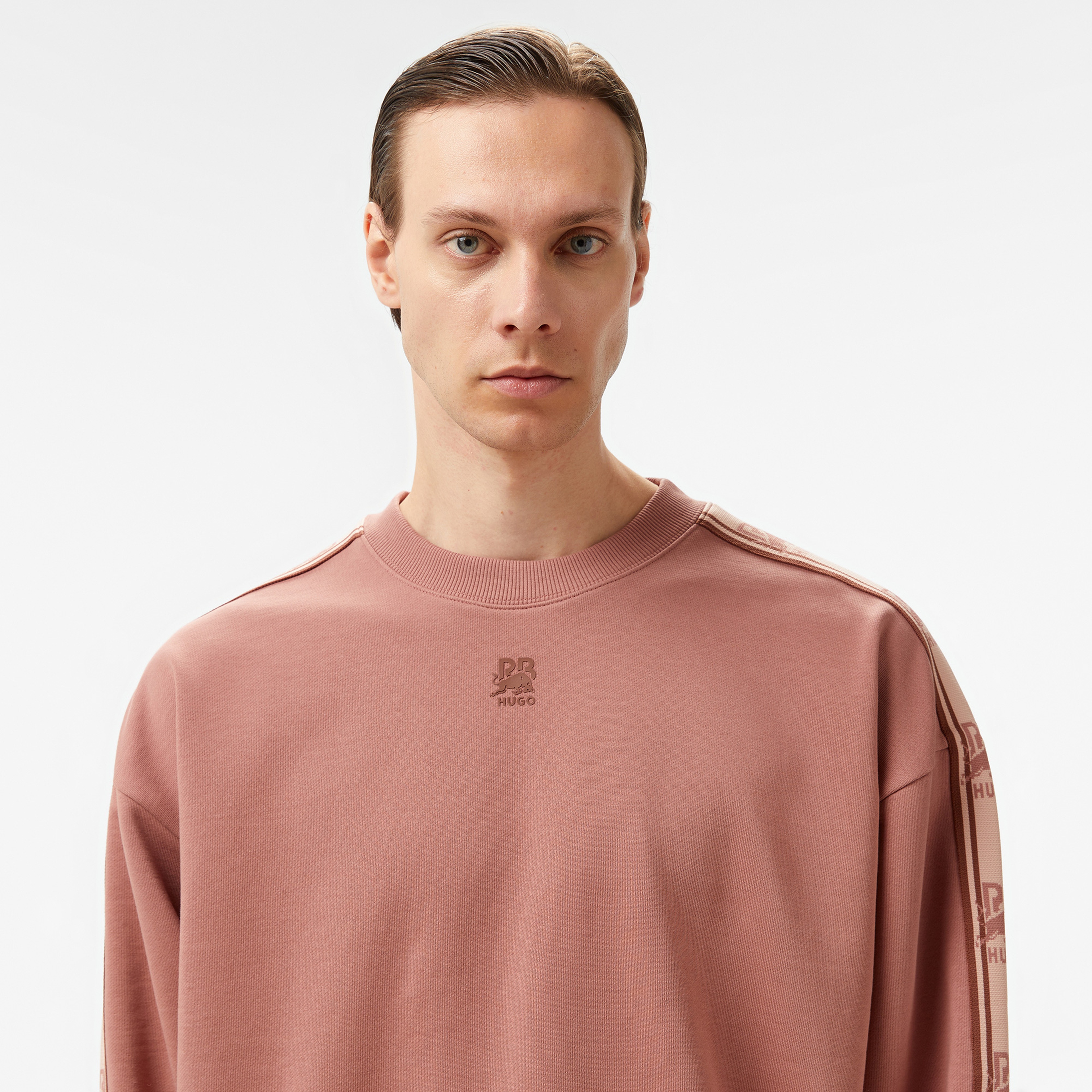 Hugo Dustrip RB Erkek Pembe Sweatshirt