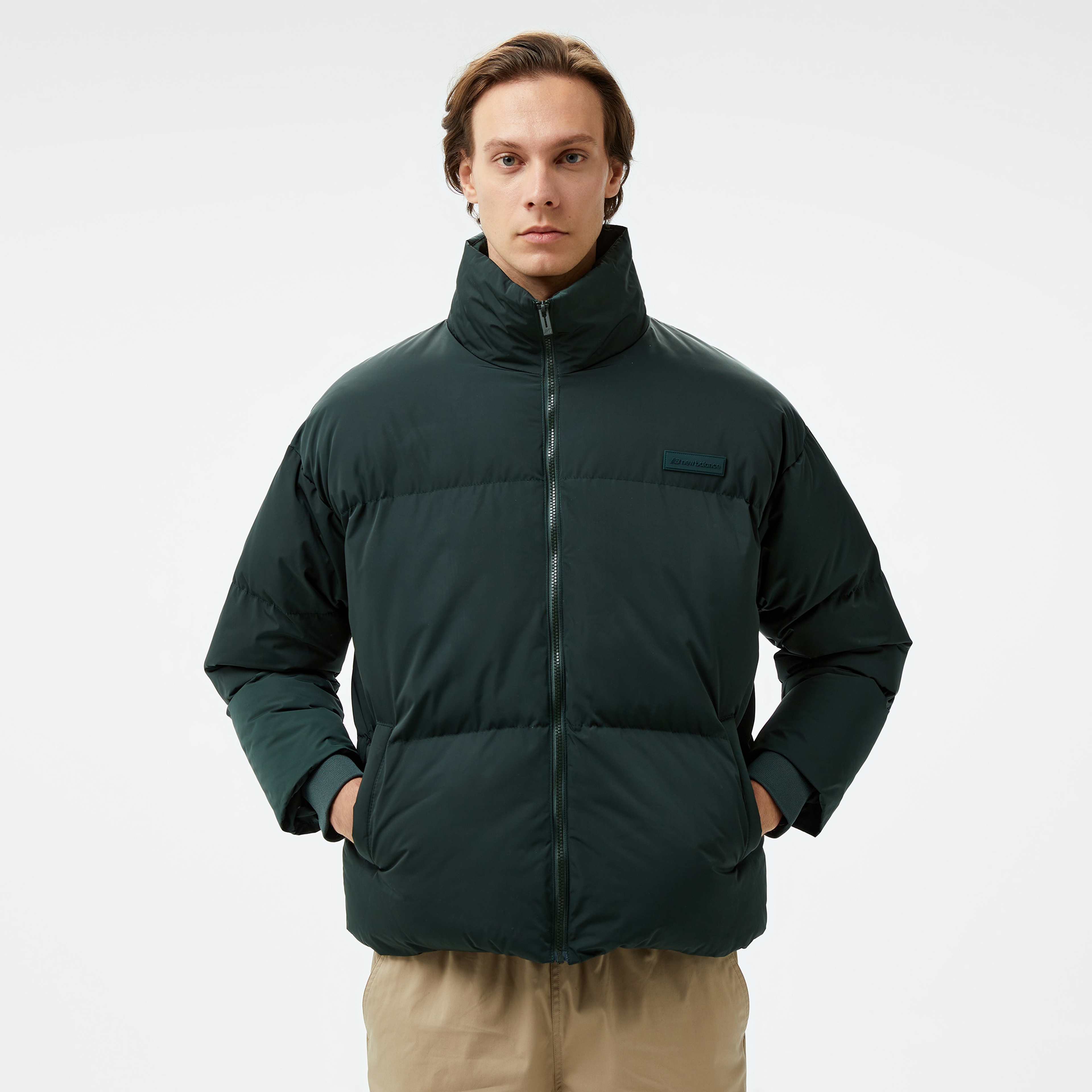 New Balance MNJ3424 Erkek Yeşil Mont