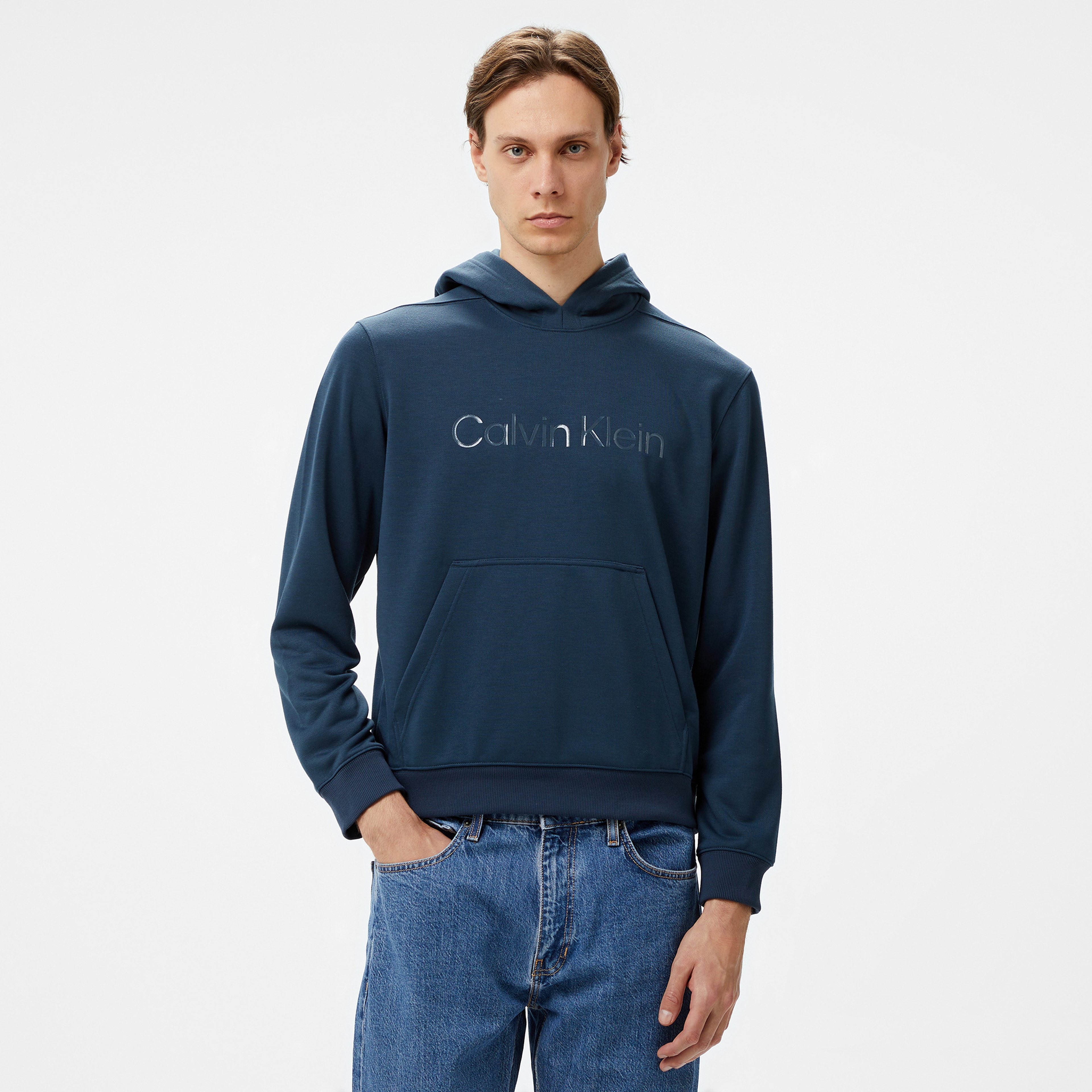 Calvin Klein Sweat Erkek Lacivert Hoodie