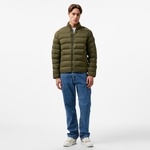 Tommy Hilfiger Mid Weight Stand Collar Erkek Haki Mont