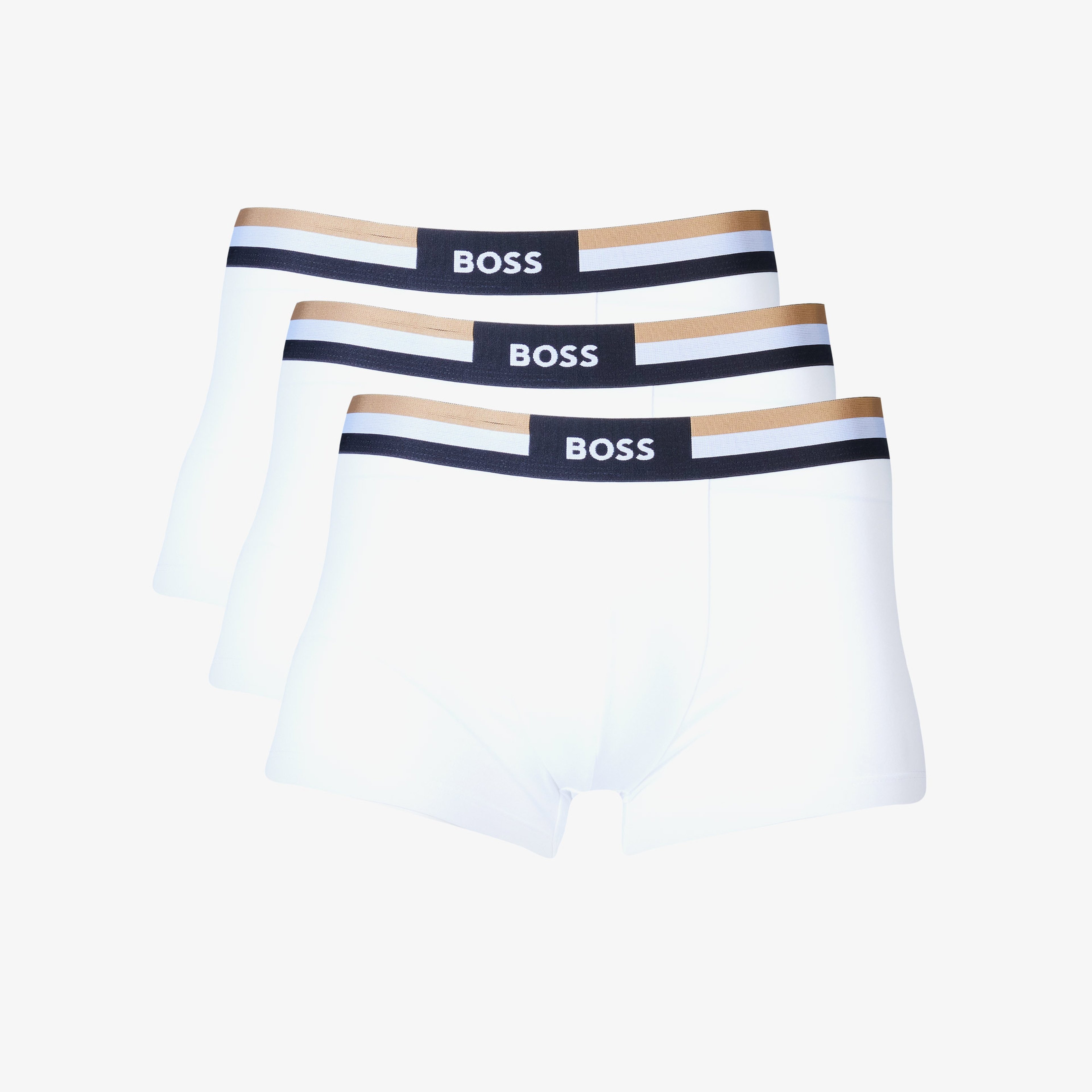Boss Trunk 3P Motion Erkek Beyaz Boxer