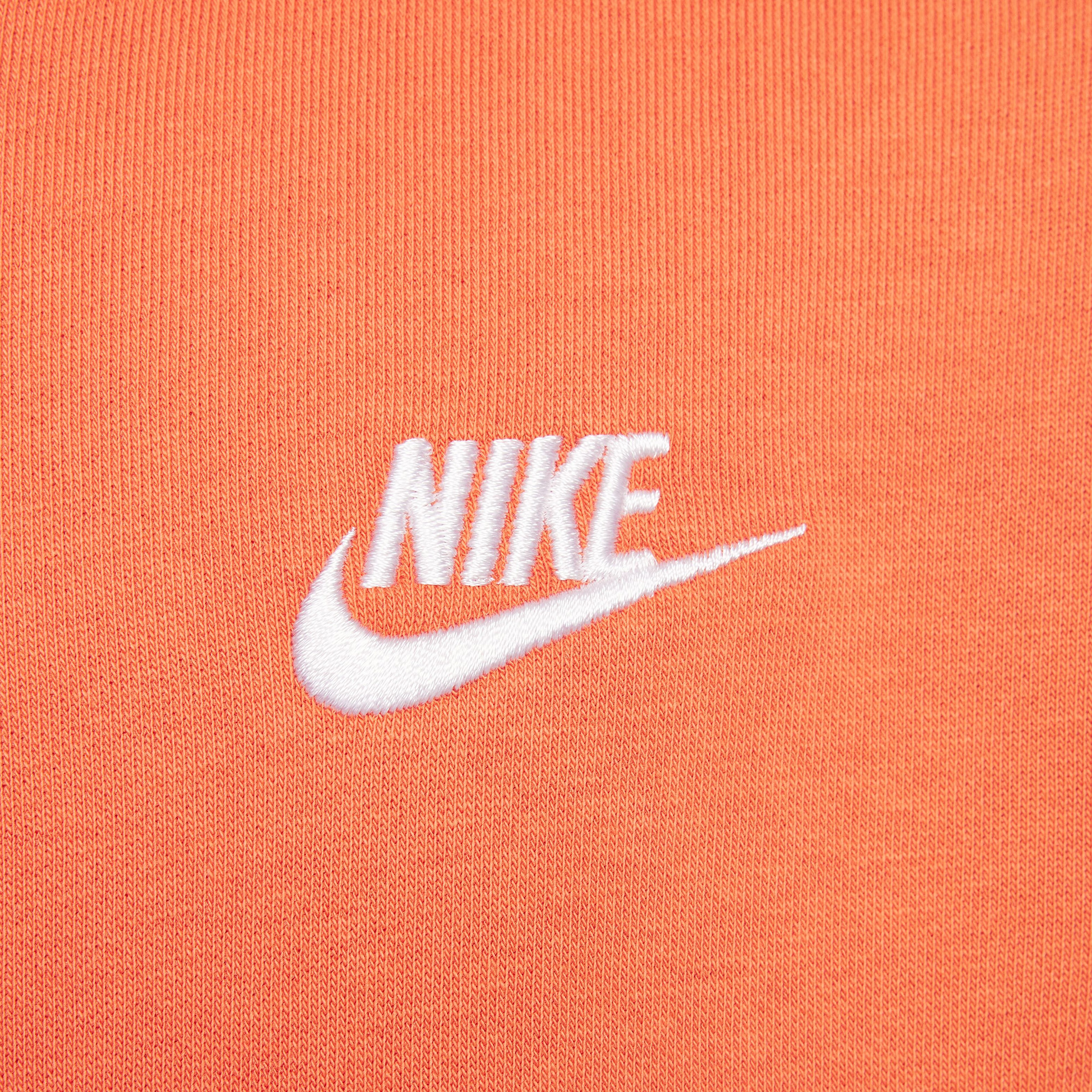 Nike Sportswear Club Fleece Çocuk Turuncu Kapüşonlu Sweatshirt