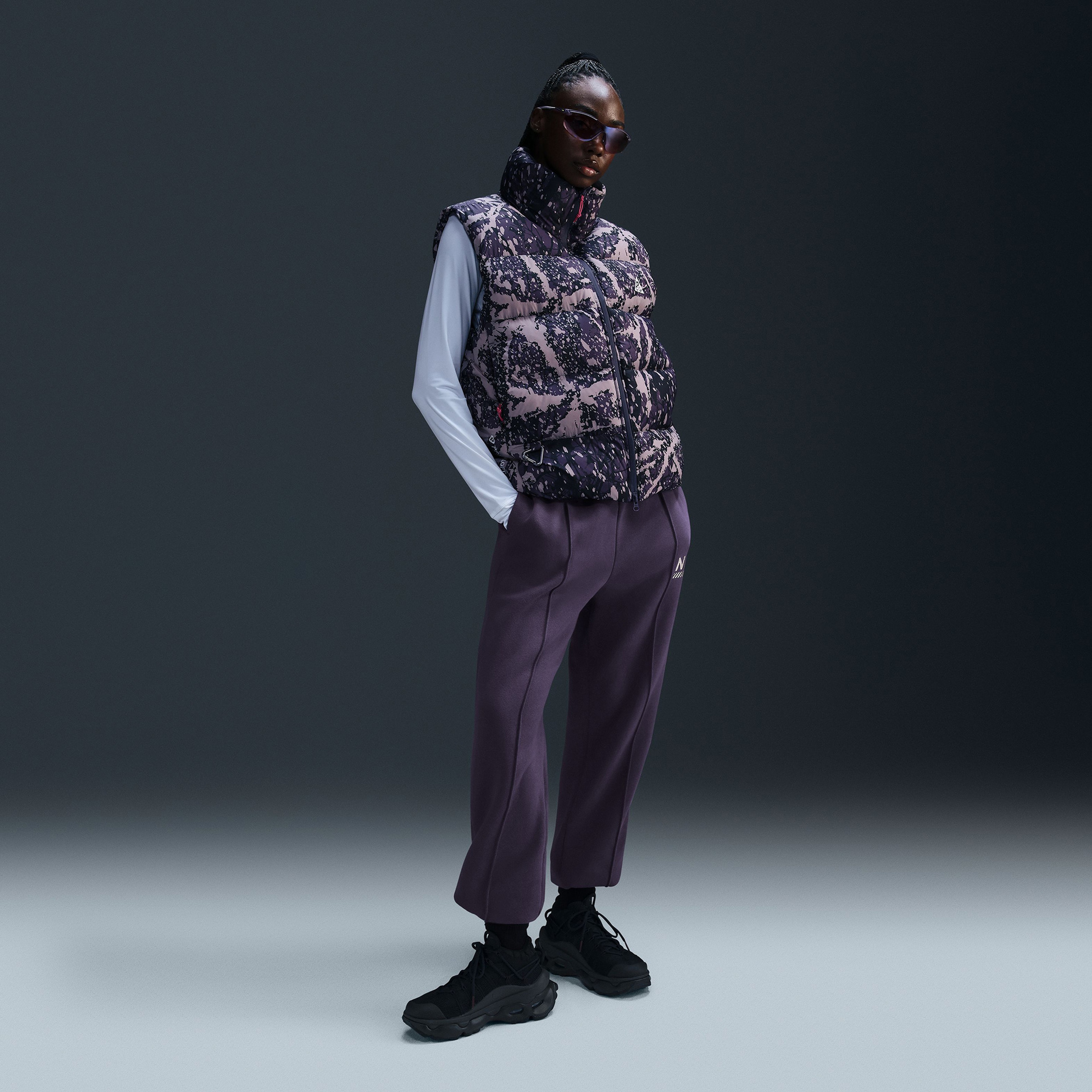 Nike Sportswear Kadın Mor Eşofman Altı