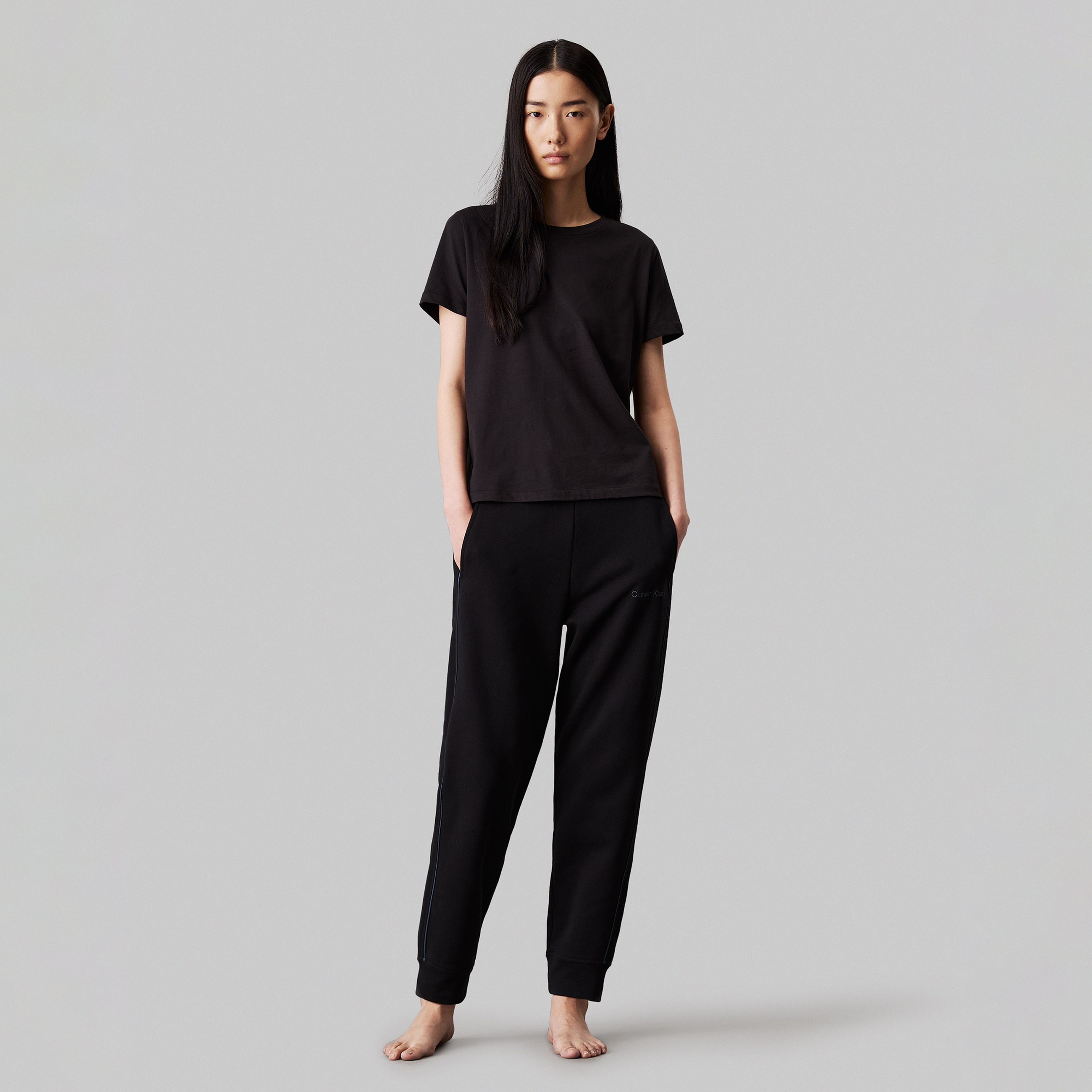 Calvin Klein Jogger Kadın Siyah Pijama Altı