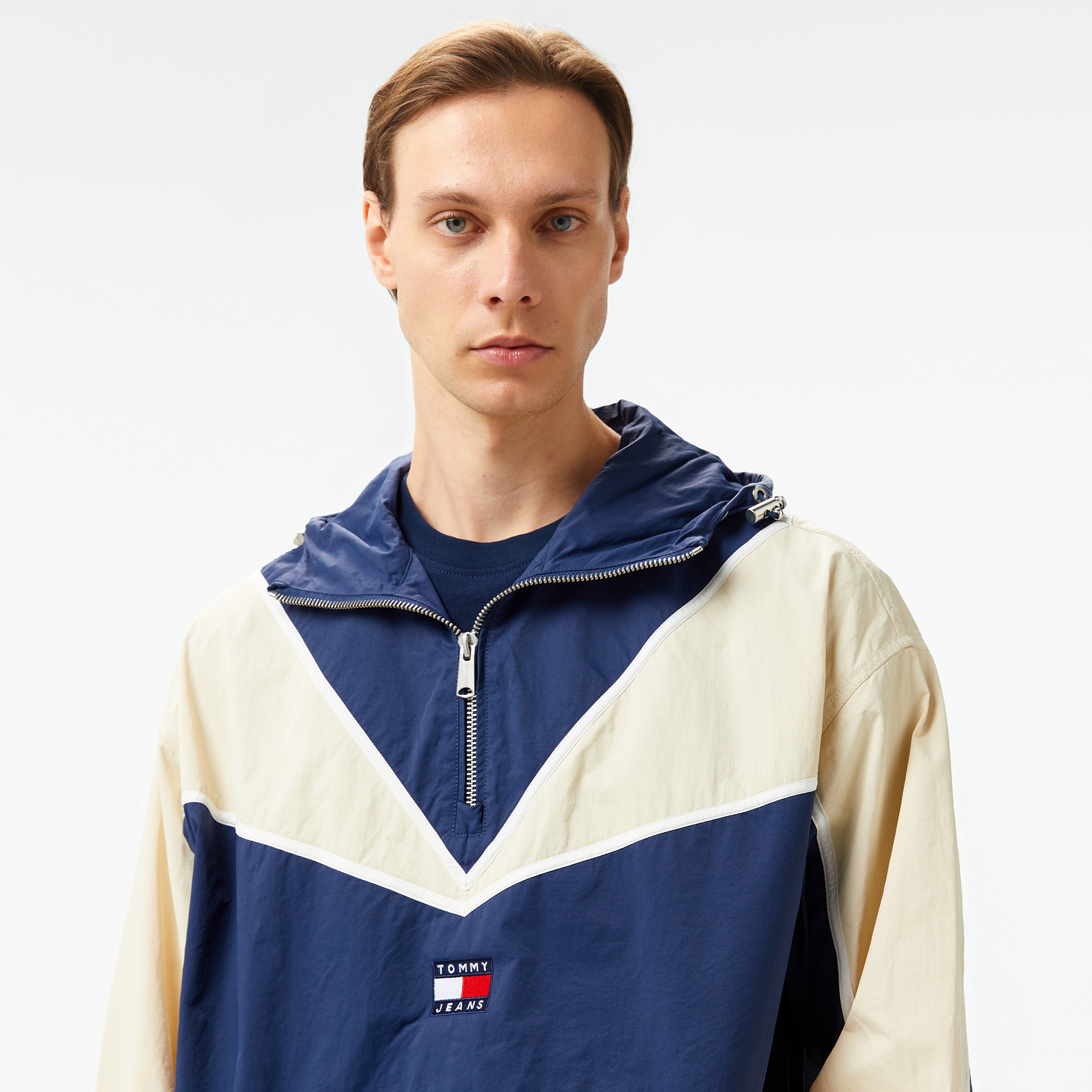 Tommy Hilfiger Jeans Tj Game Day Chicago Popover Erkek Lacivert Ceket