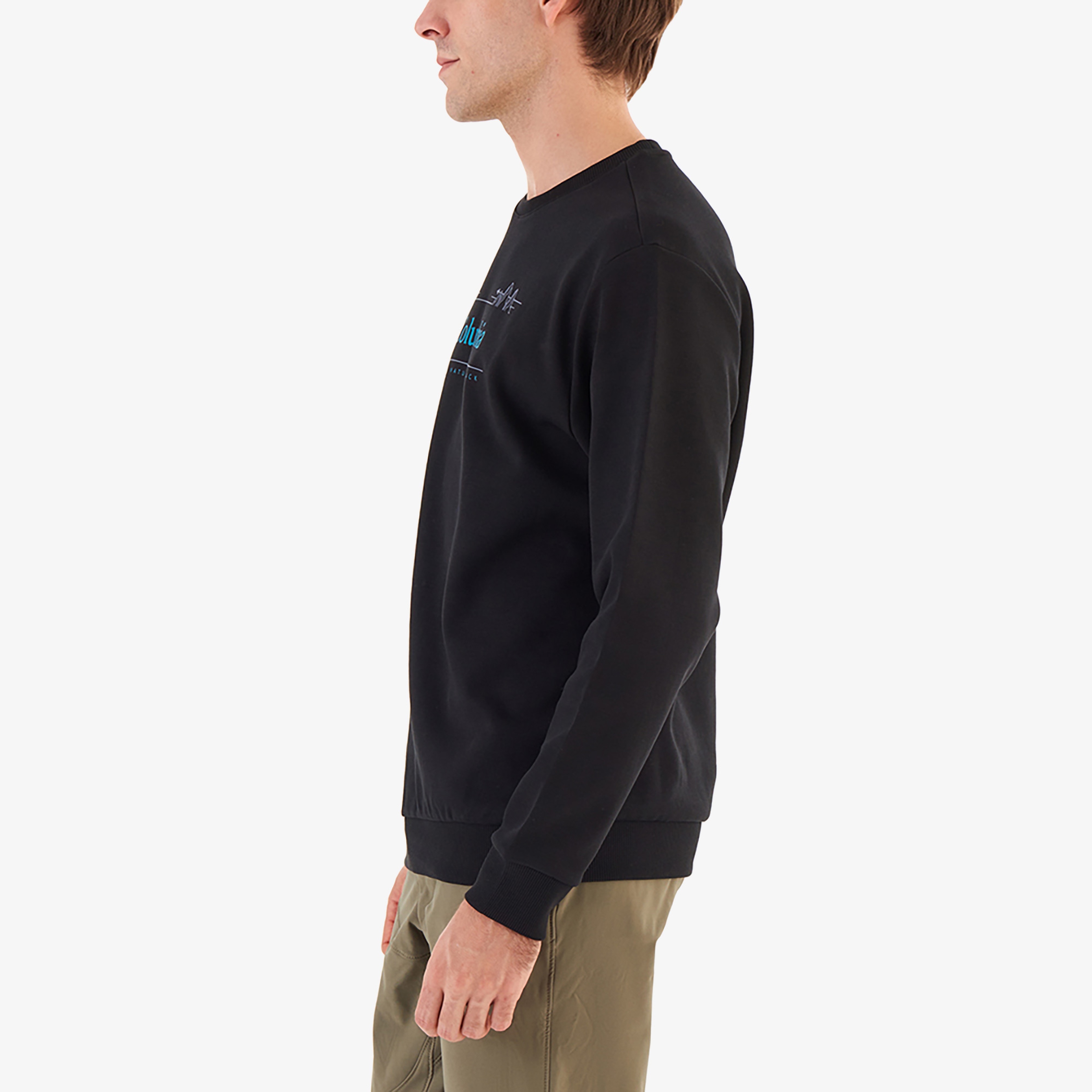 Columbia Nature And Back Crew Erkek Siyah Sweatshirt