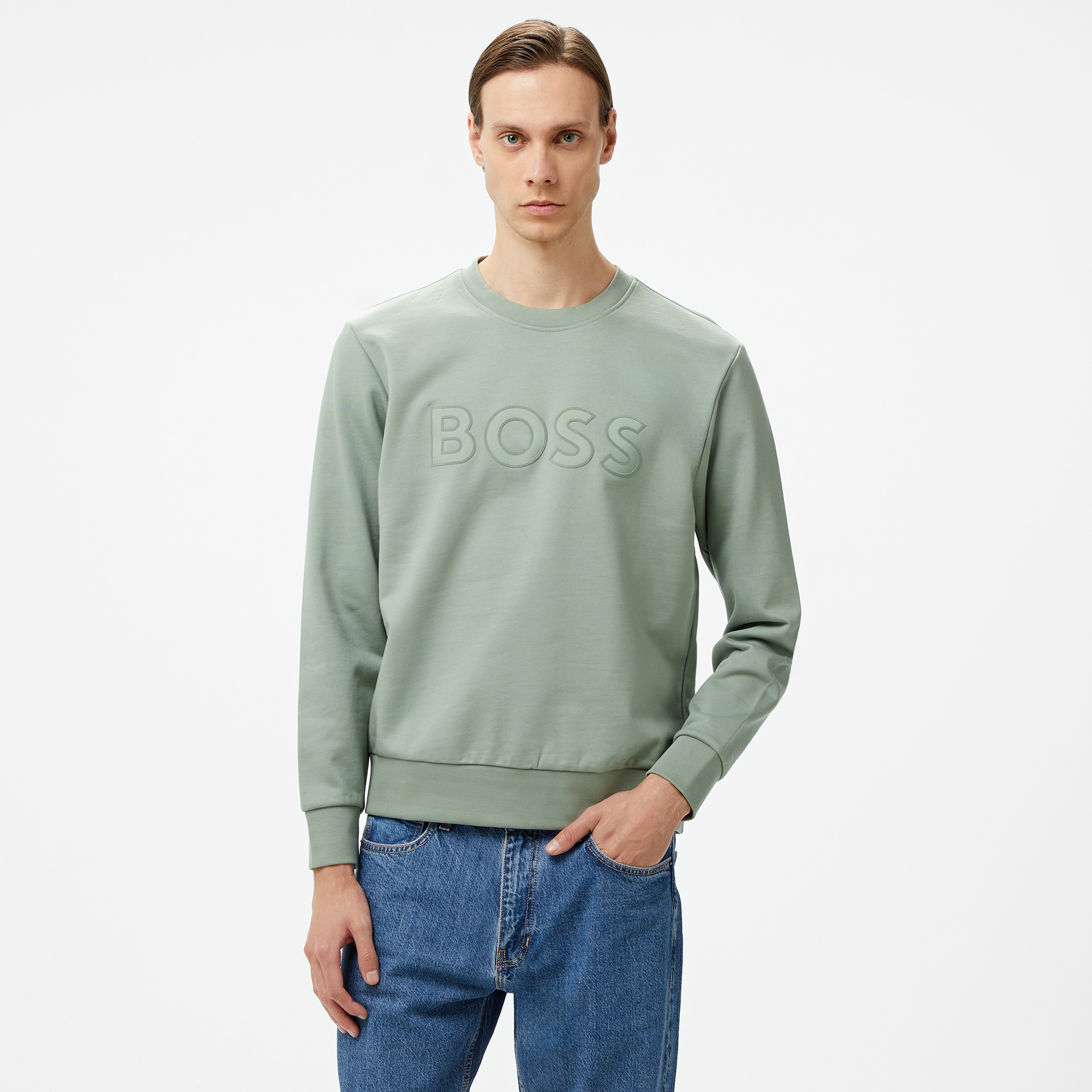 Boss C-Soleri 60 Erkek Yeşil Sweatshirt