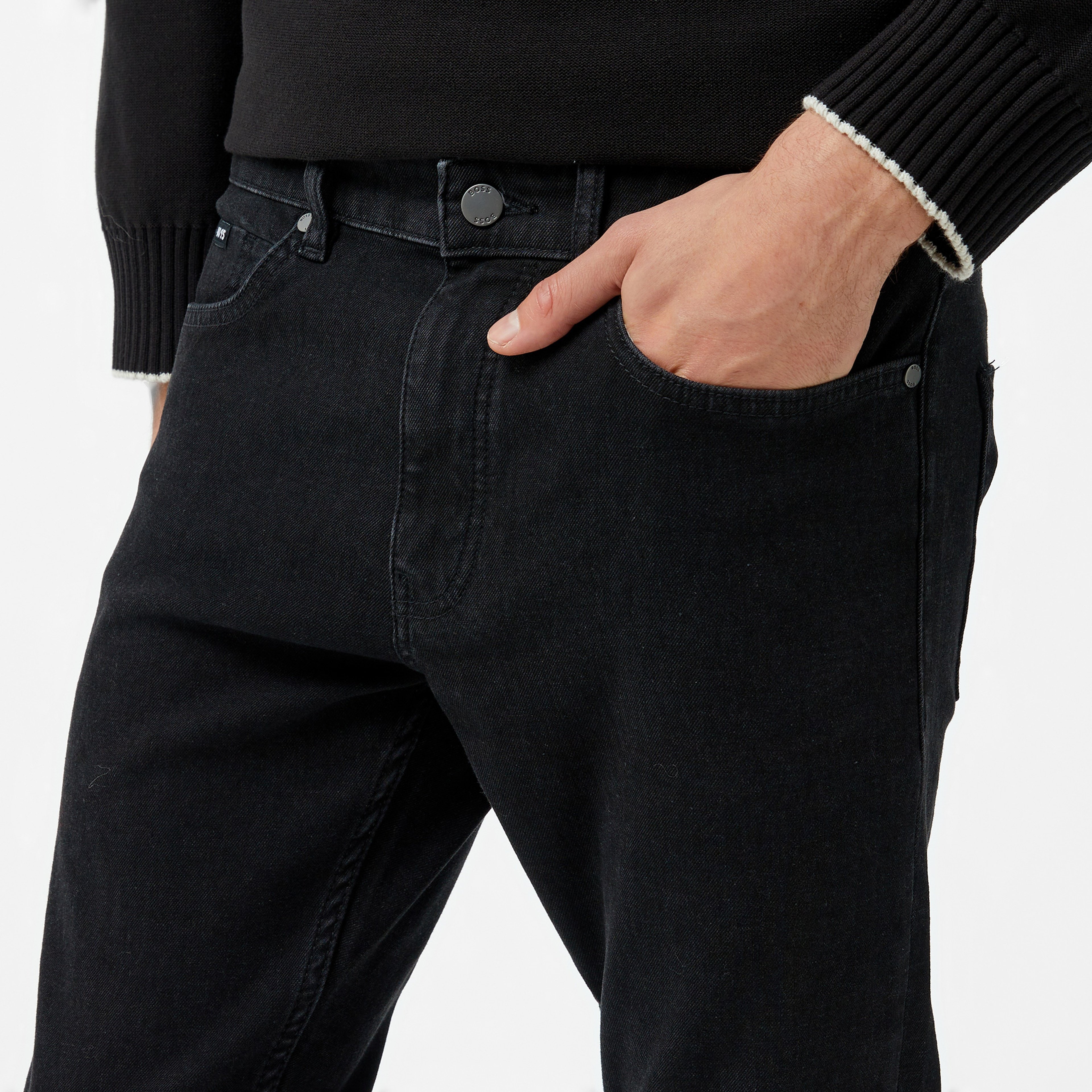 Boss Delaware Erkek Siyah Jean