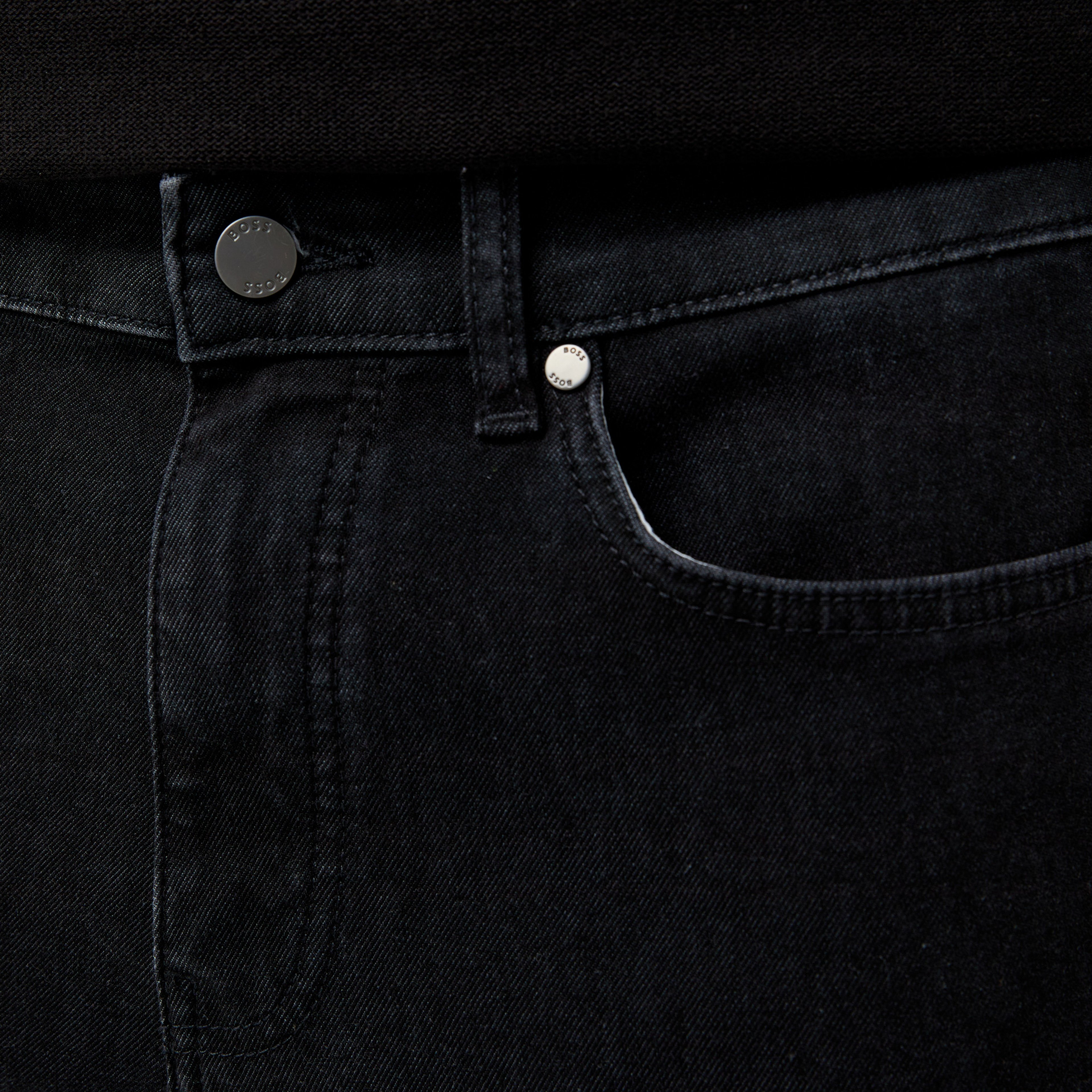 Boss Delaware Erkek Siyah Jean