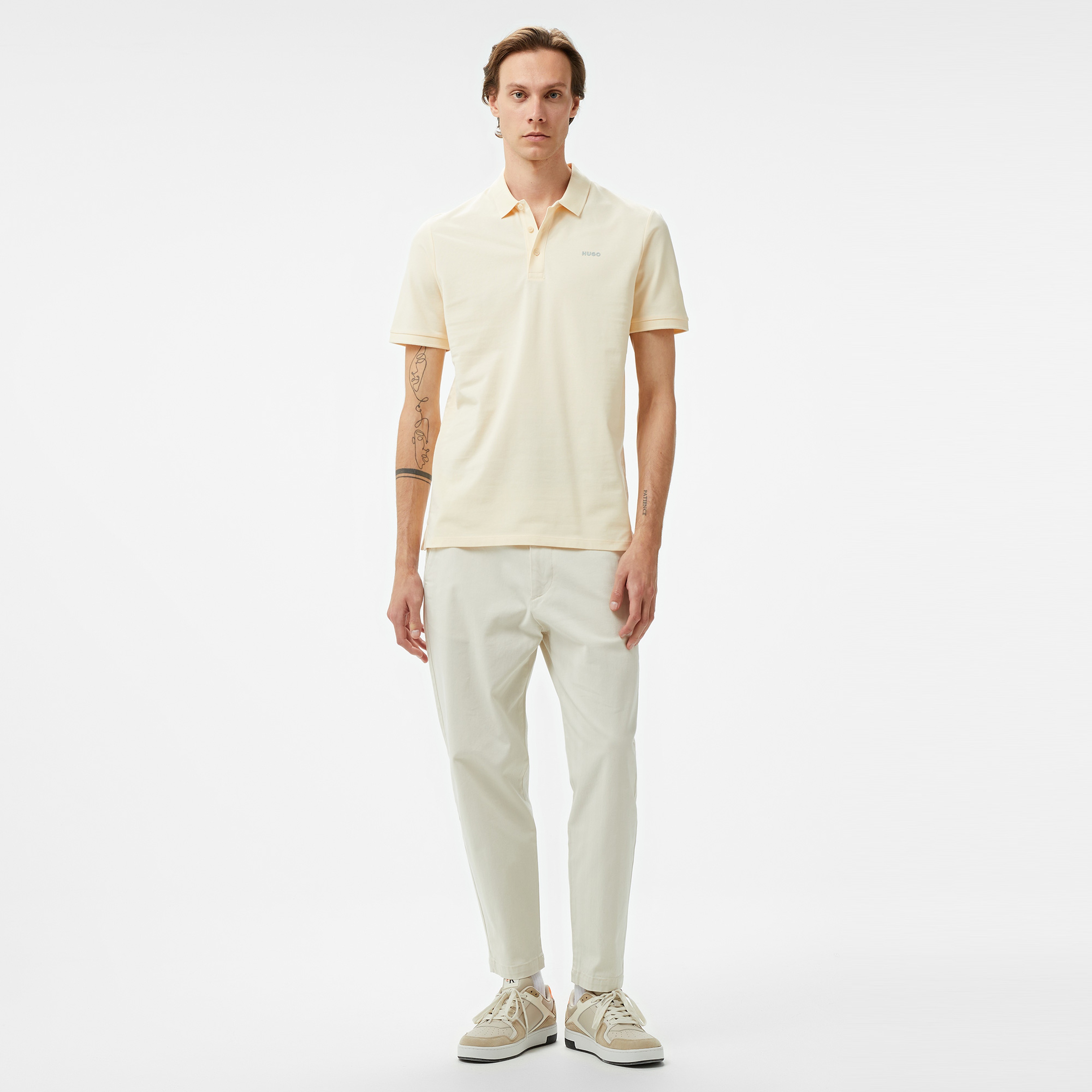 Hugo Donos222 Erkek Bej Polo