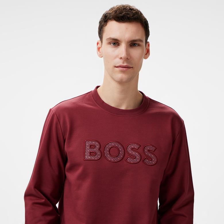 Boss C-Soleri 04 Erkek Kırmızı Sweatshirt
