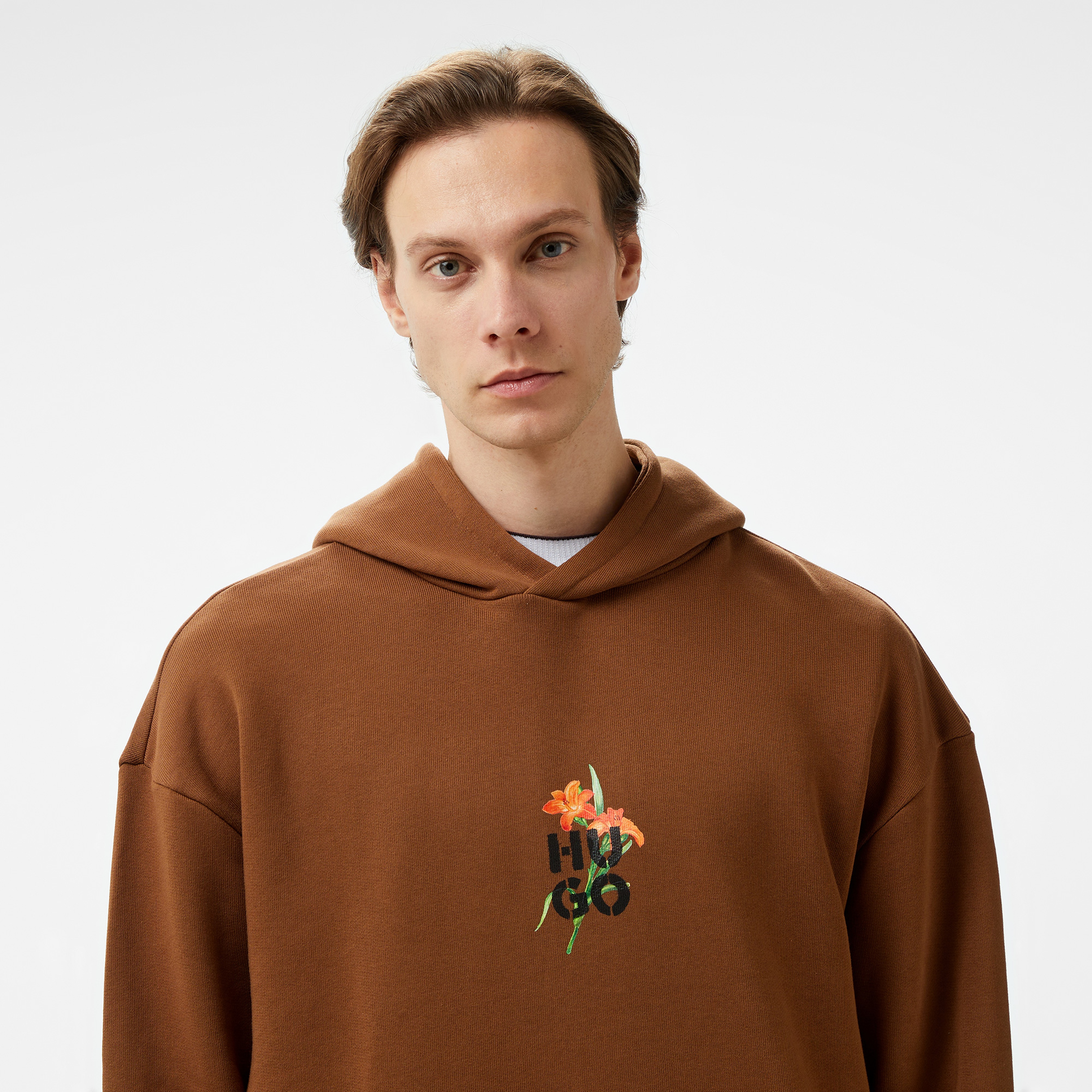 Hugo Diblossomy Erkek Kahverengi Sweatshirt