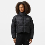 Karl Kani Sport Patch Crop Puffer Kadın Siyah Ceket