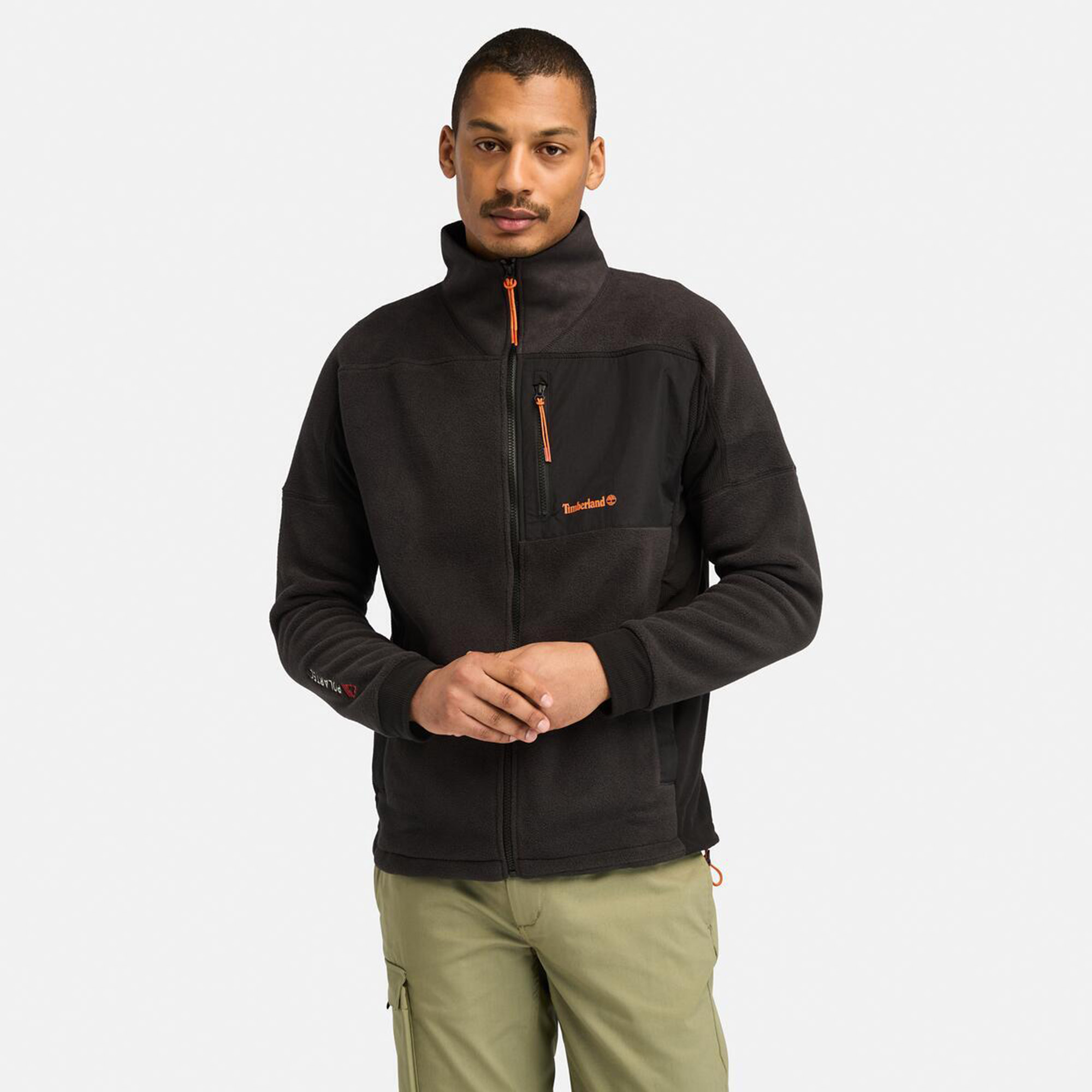Timberland Polartec Mix Medıa Full Zıp Erkek Siyah