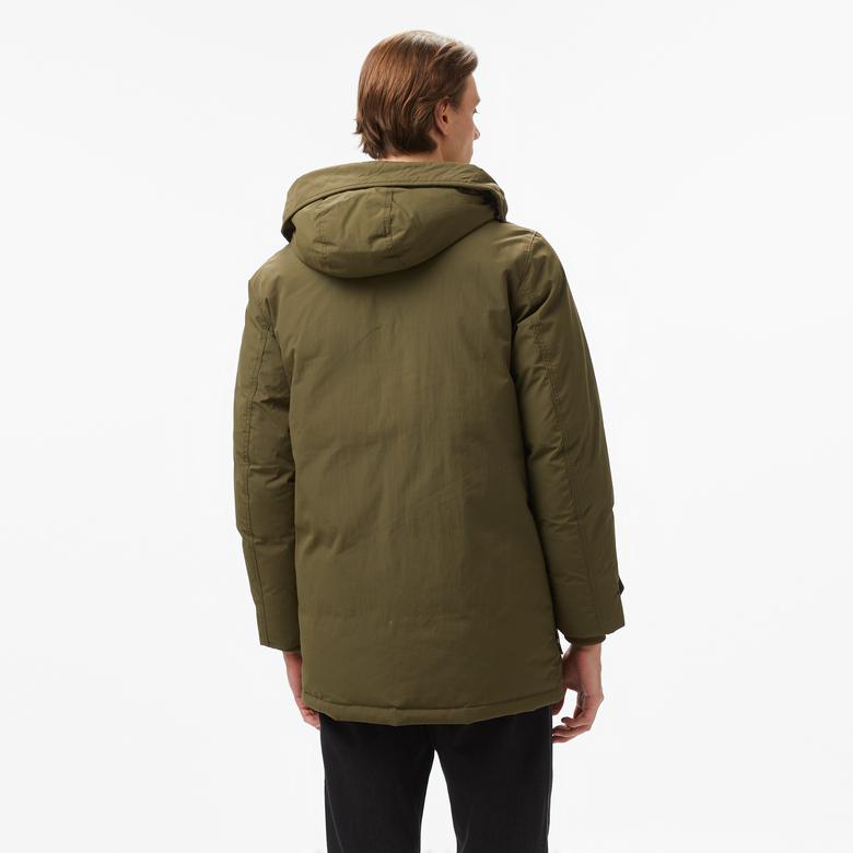 Tommy Hilfiger Rockie Down Parka Erkek Haki Parka