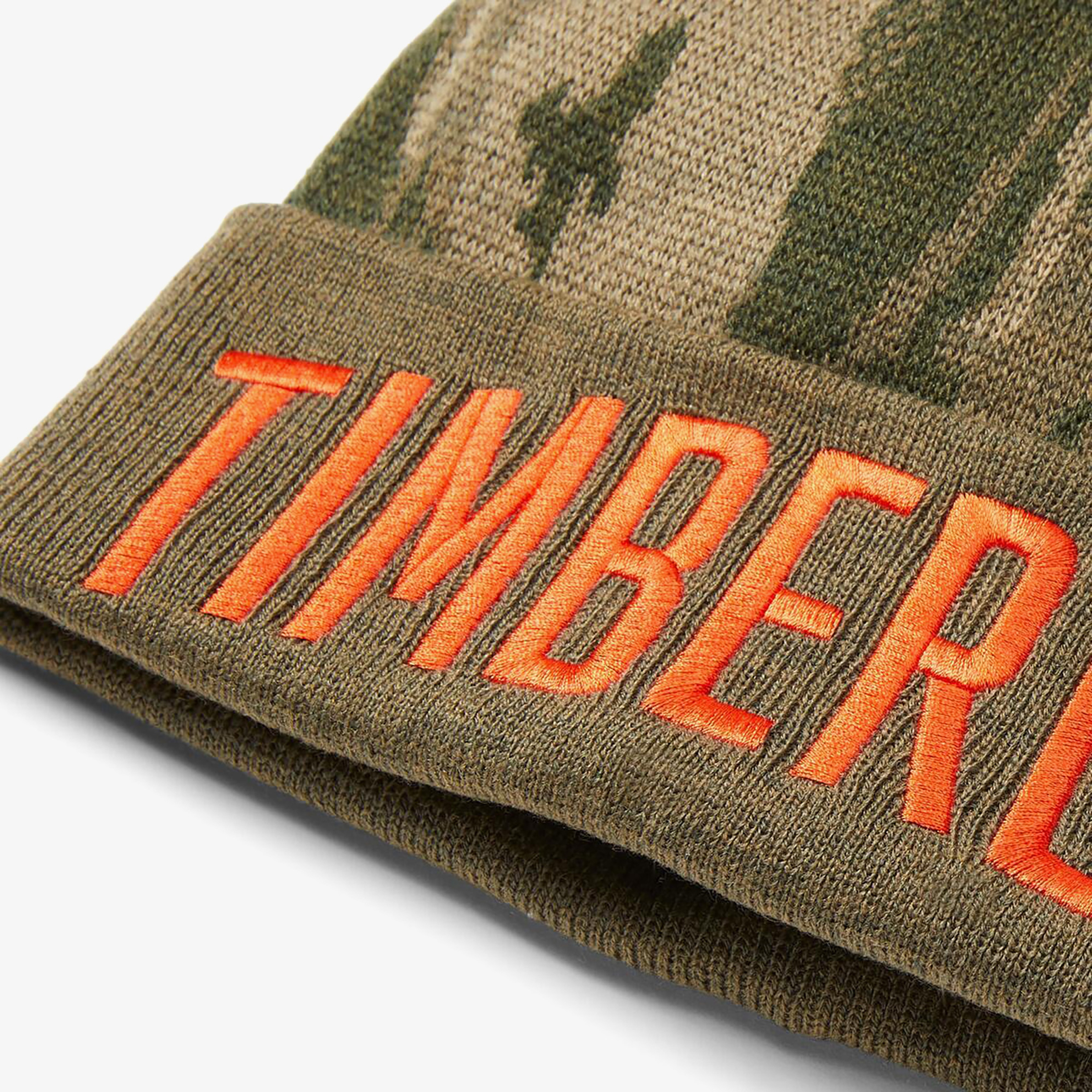 Timberland Camo Jacquard Hat Erkek Yeşil Şapka