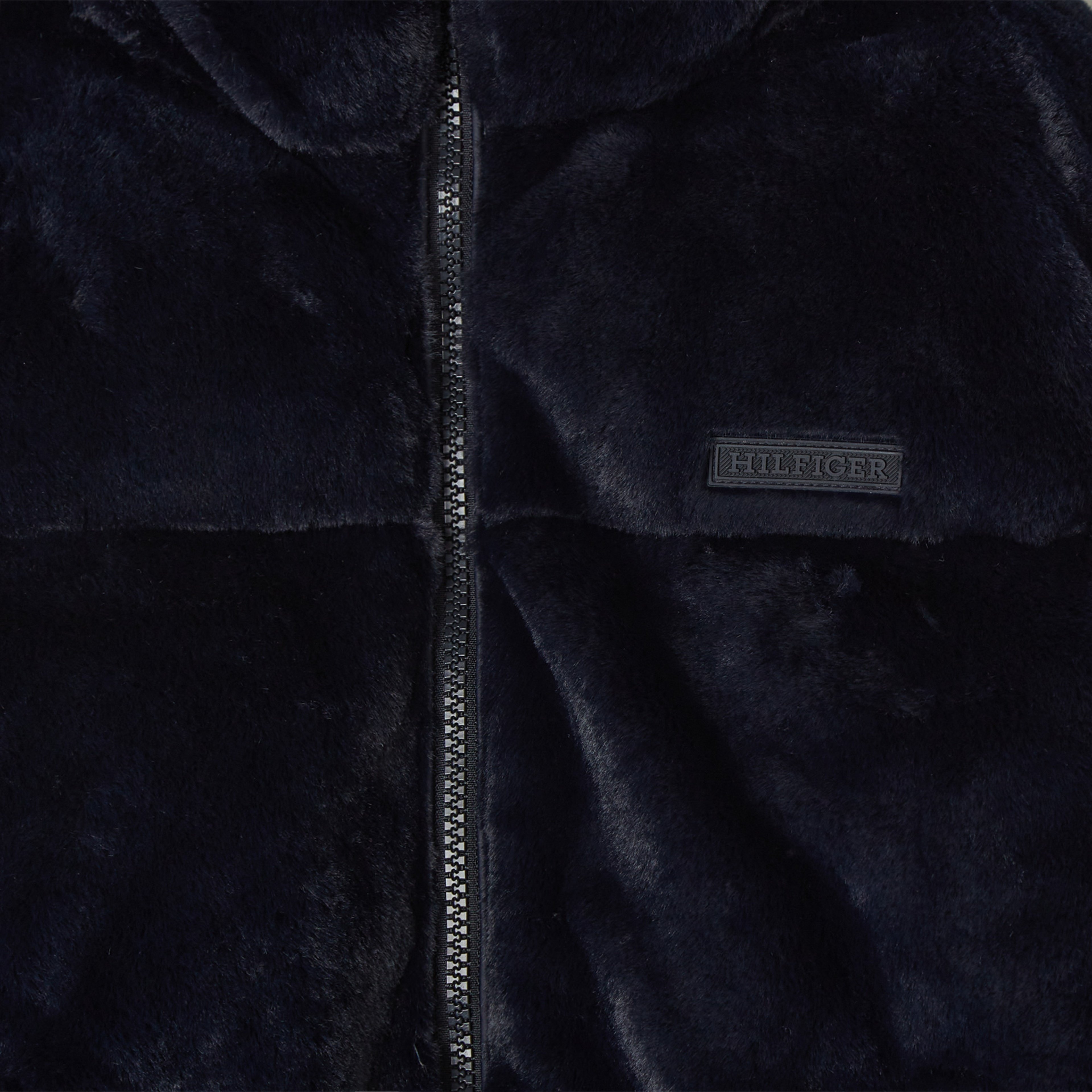 Tommy Hilfiger New York Fur Çocuk Lacivert Mont
