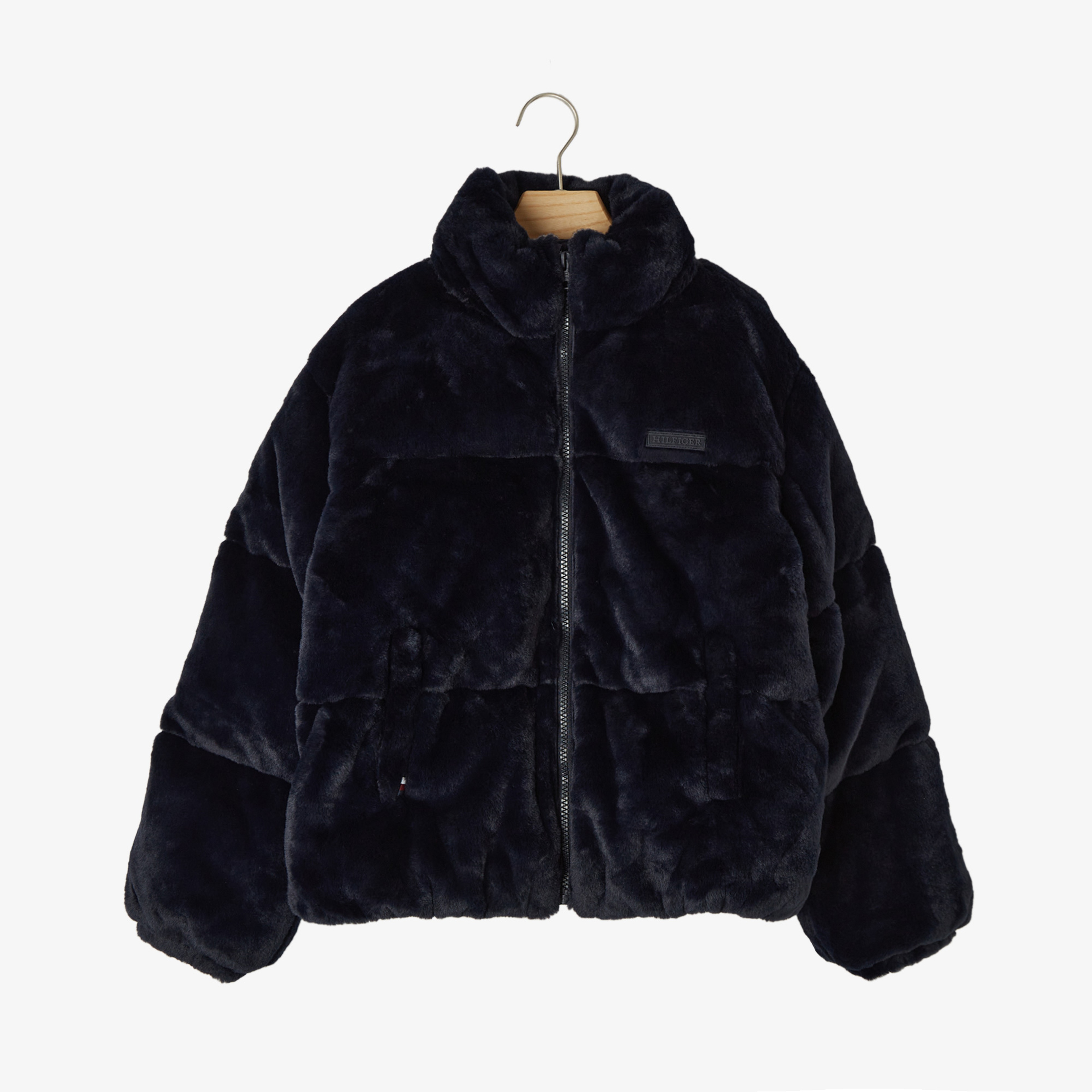 Tommy Hilfiger New York Fur Çocuk Lacivert Mont