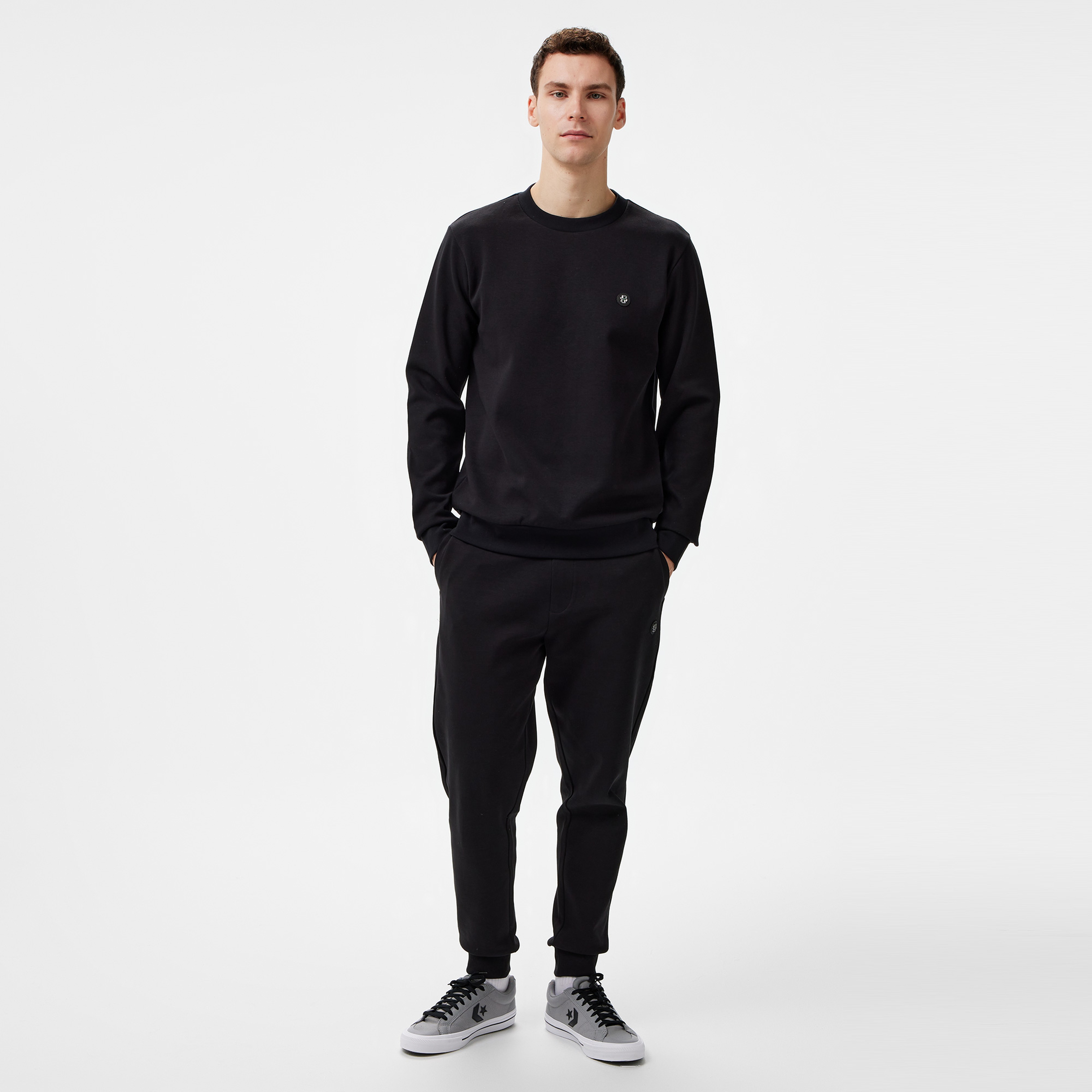Boss C-Sharpe 01 Erkek Siyah Sweatshirt