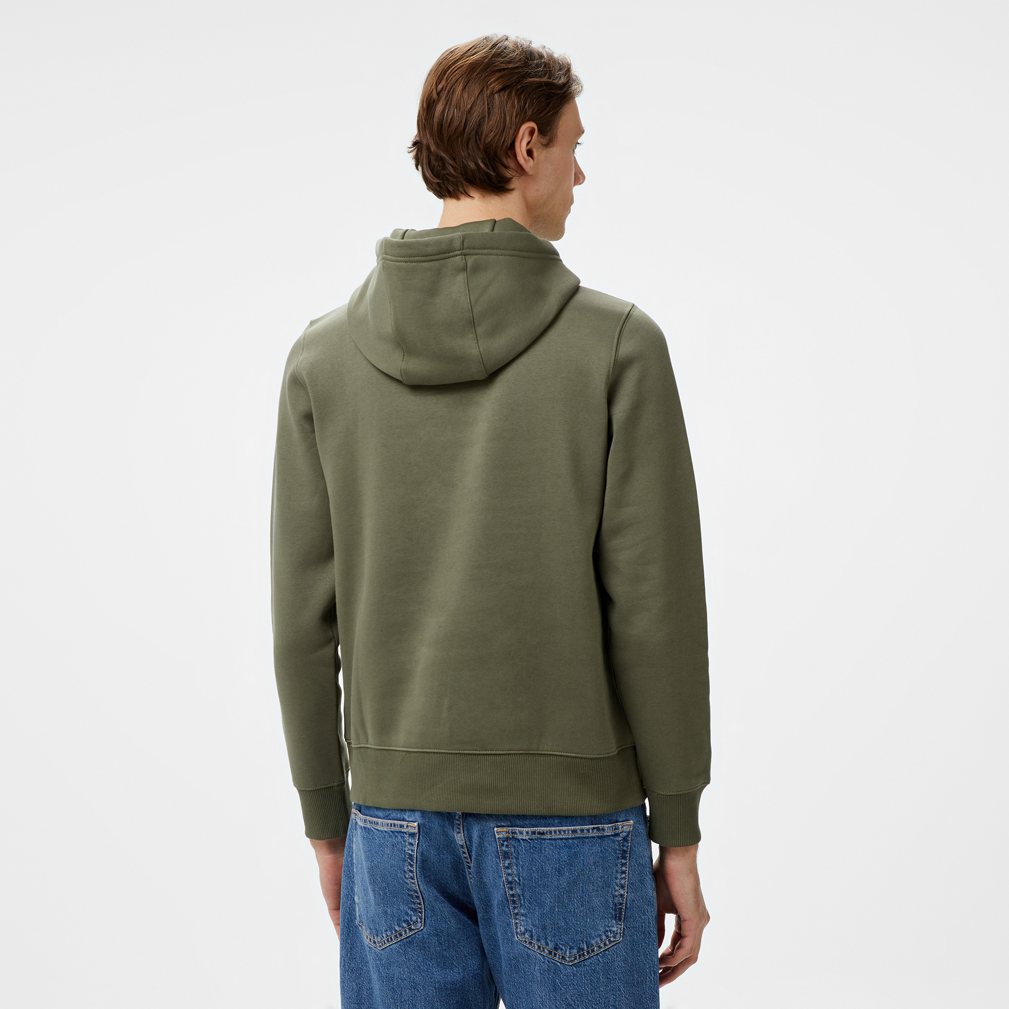 Tommy Hilfiger Hilfiger Chest insert Erkek Yeşil Hoodie