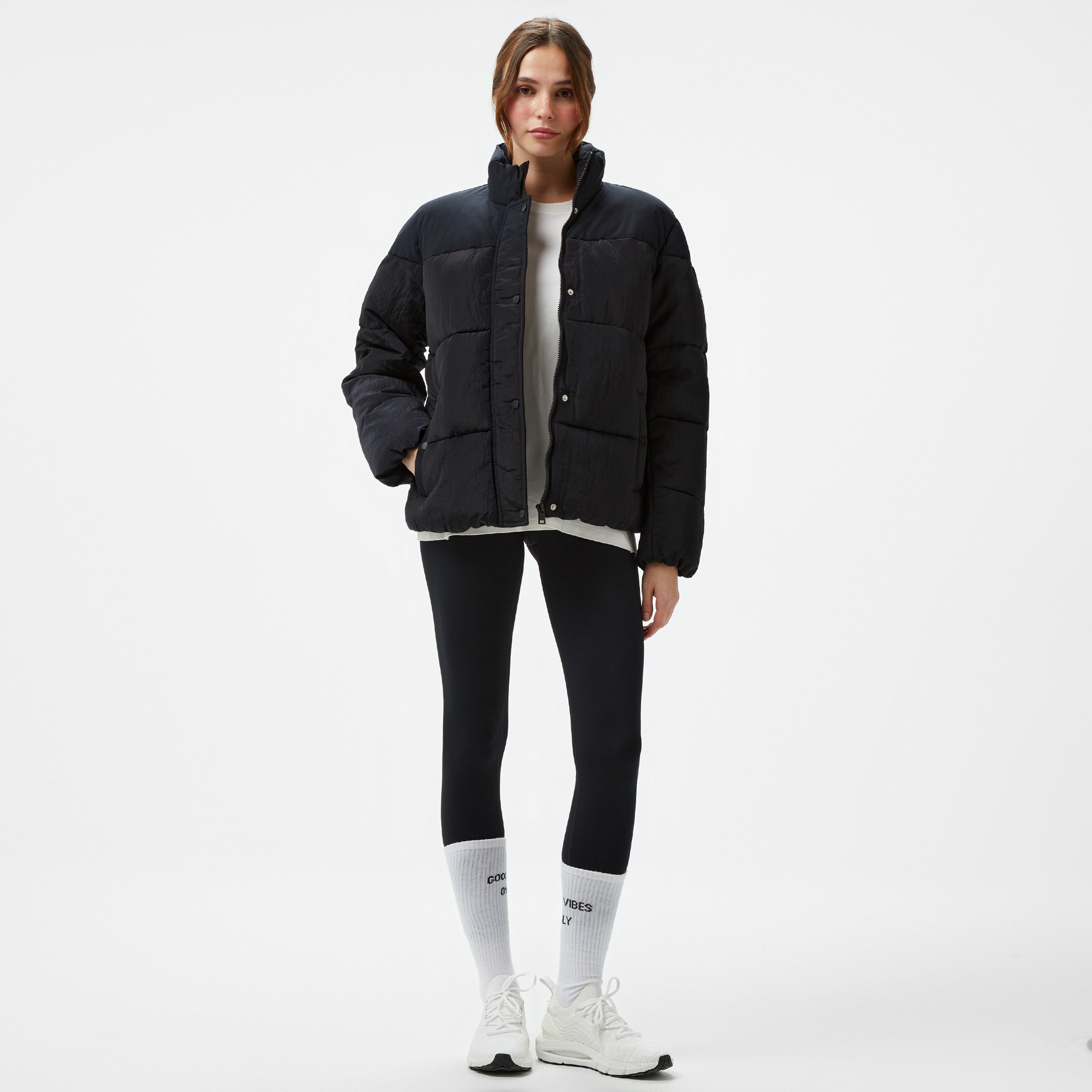 Champion Kadın Siyah Mont