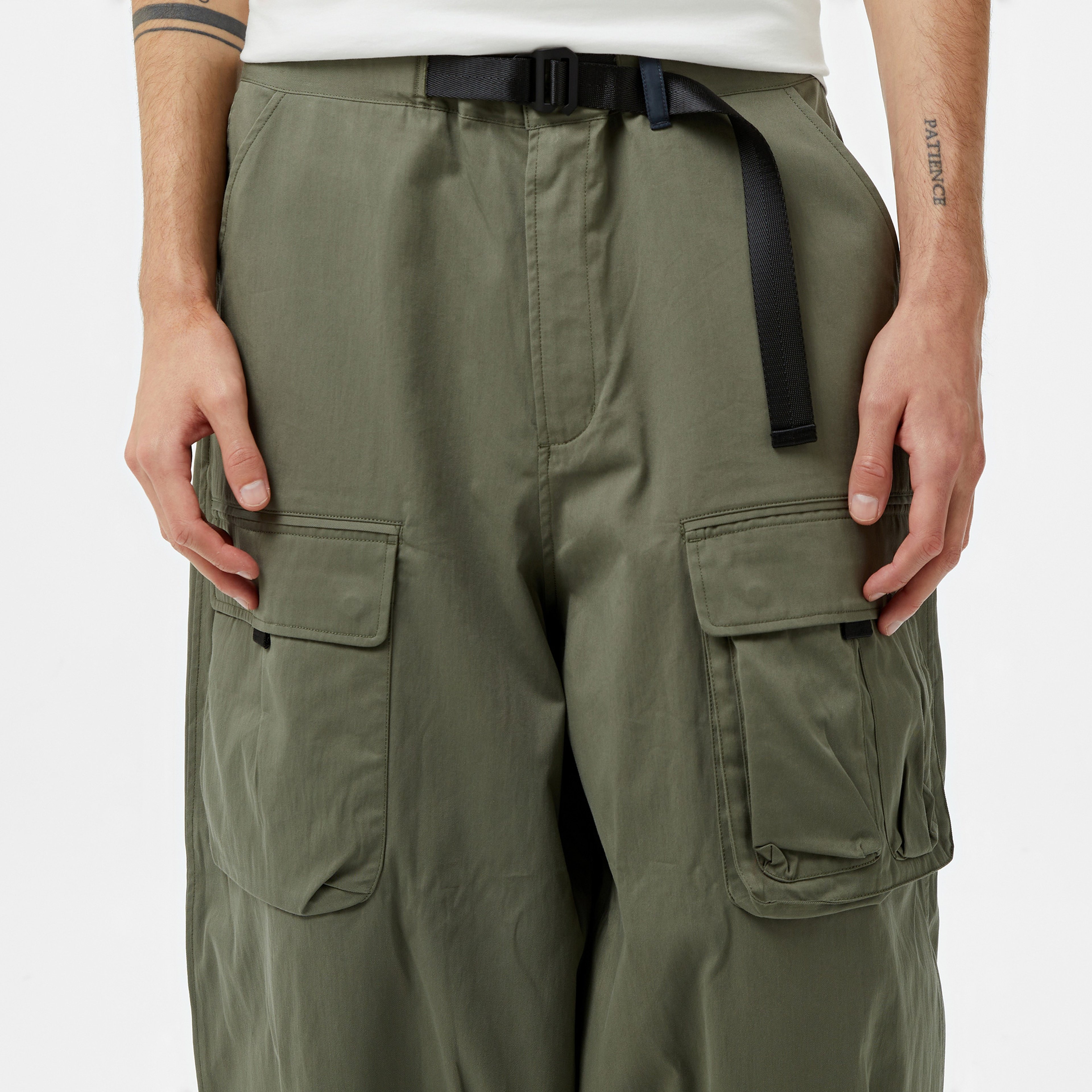 Alpha Industries Oversızed Tactical Unisex Gri Pantolon