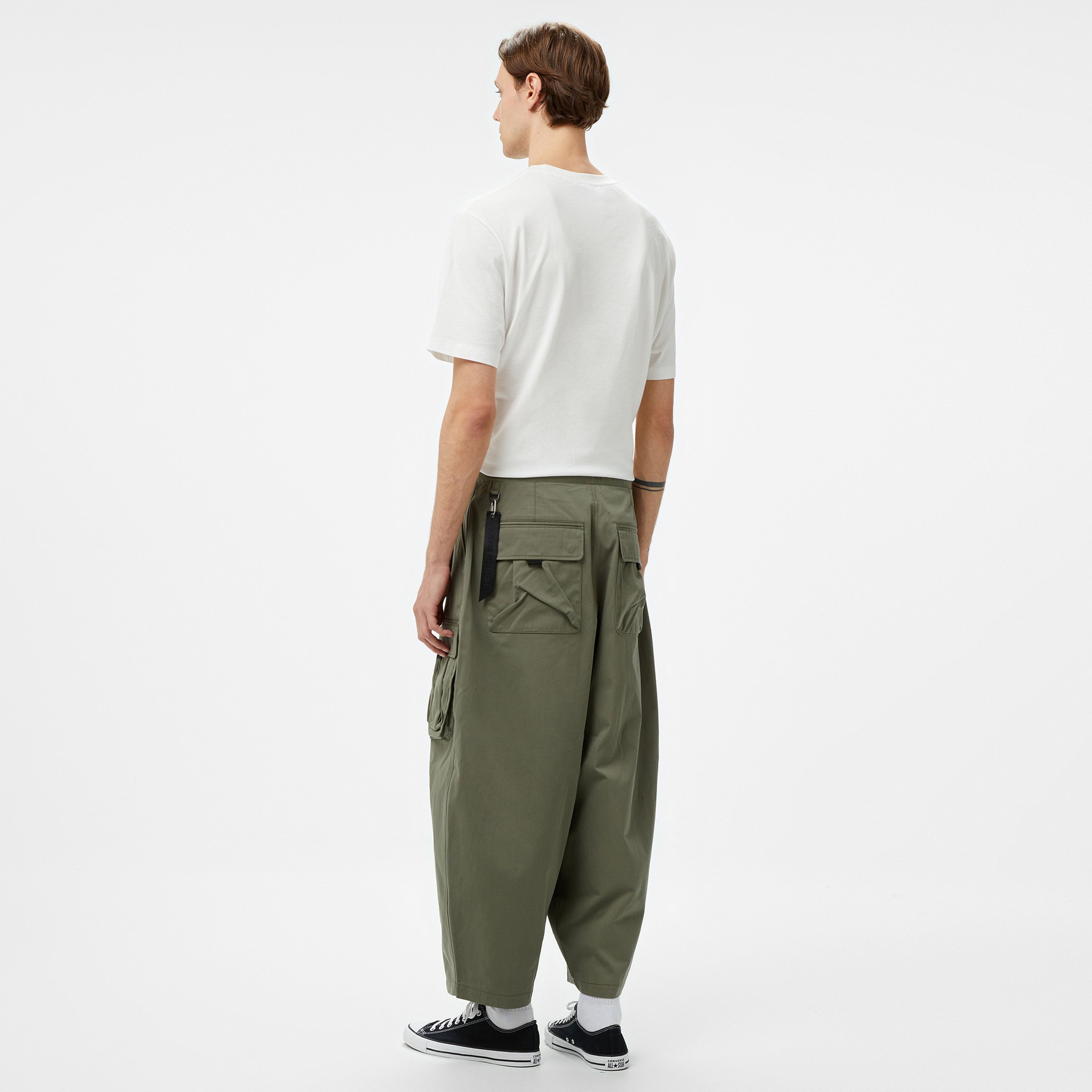 Alpha Industries Oversızed Tactical Unisex Gri Pantolon
