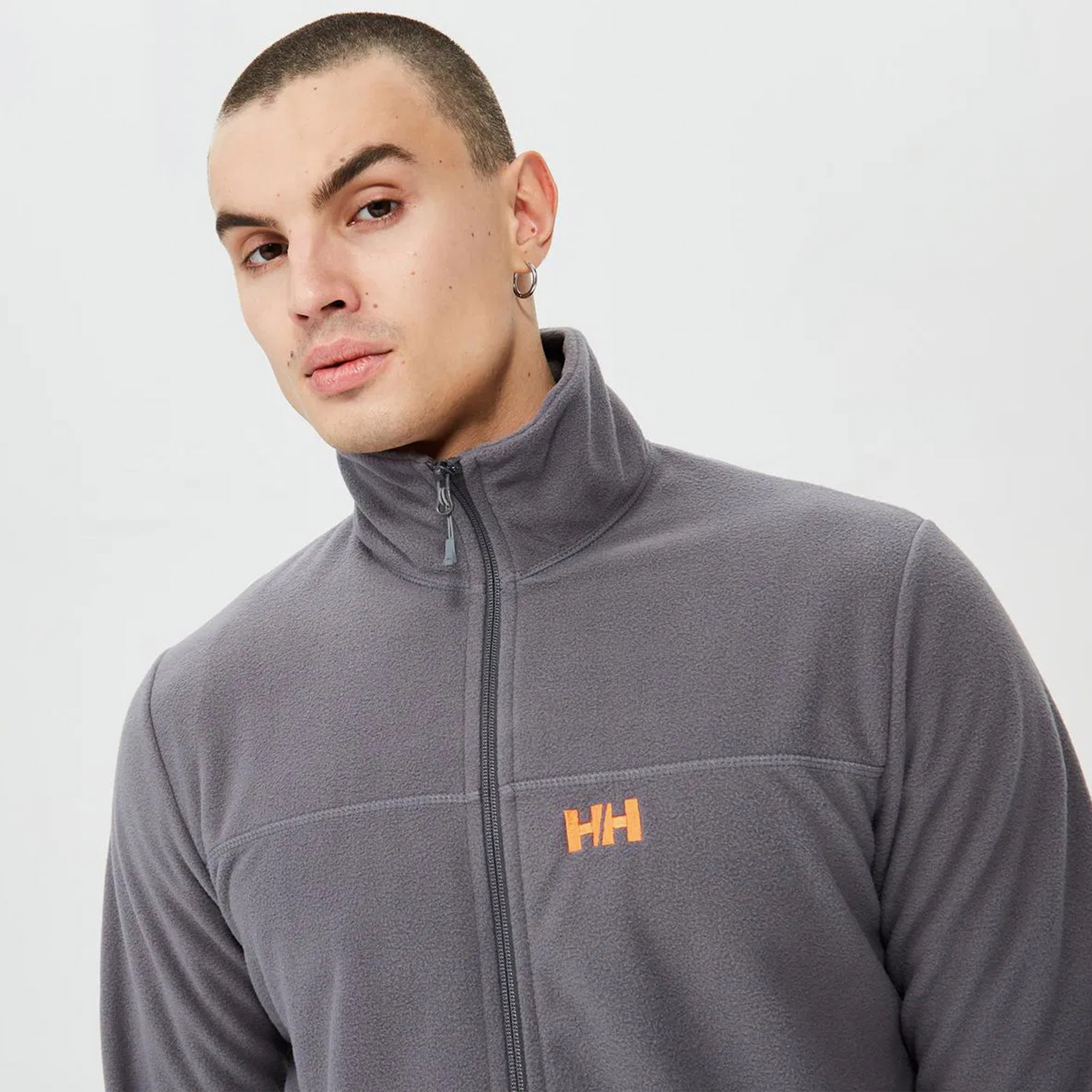 Helly Hansen Zippy Erkek Gri Polar Mont