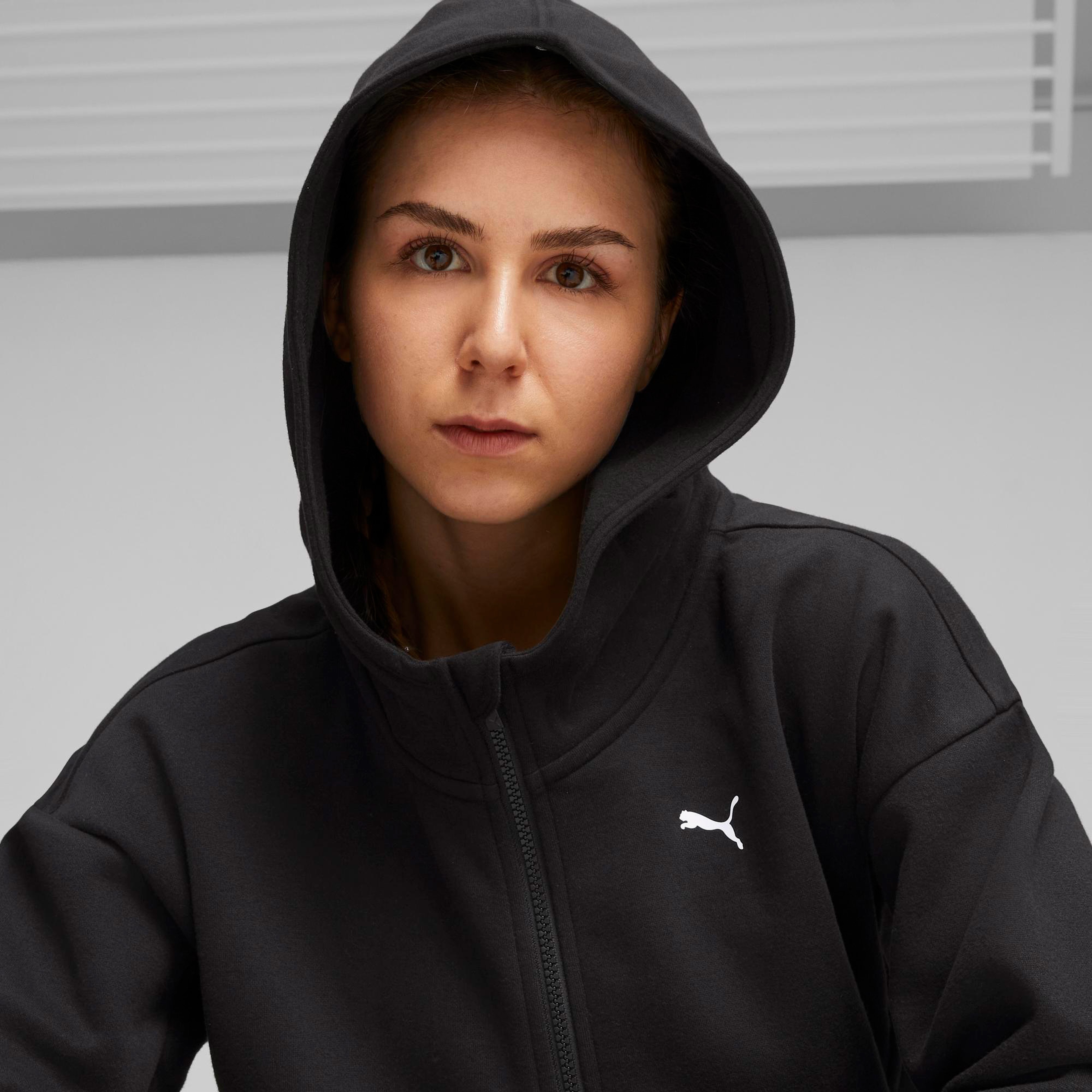 Puma Train Favorite Fleece Fz Kadın Siyah Ceket