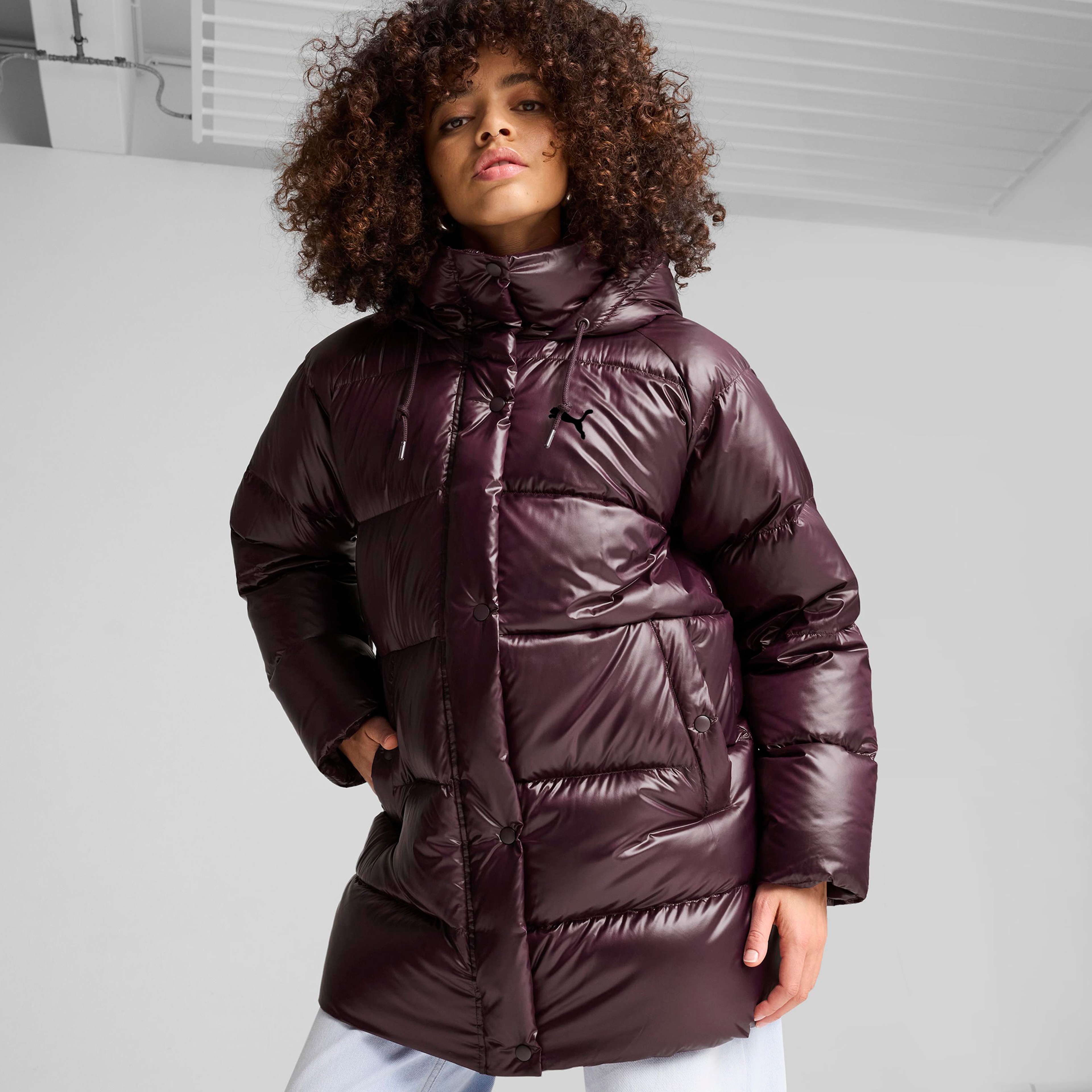 Puma Style Down Kadın Bordo Mont