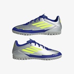 adidas F50 Club Messi Erkek Gri Halı Saha Kramponu