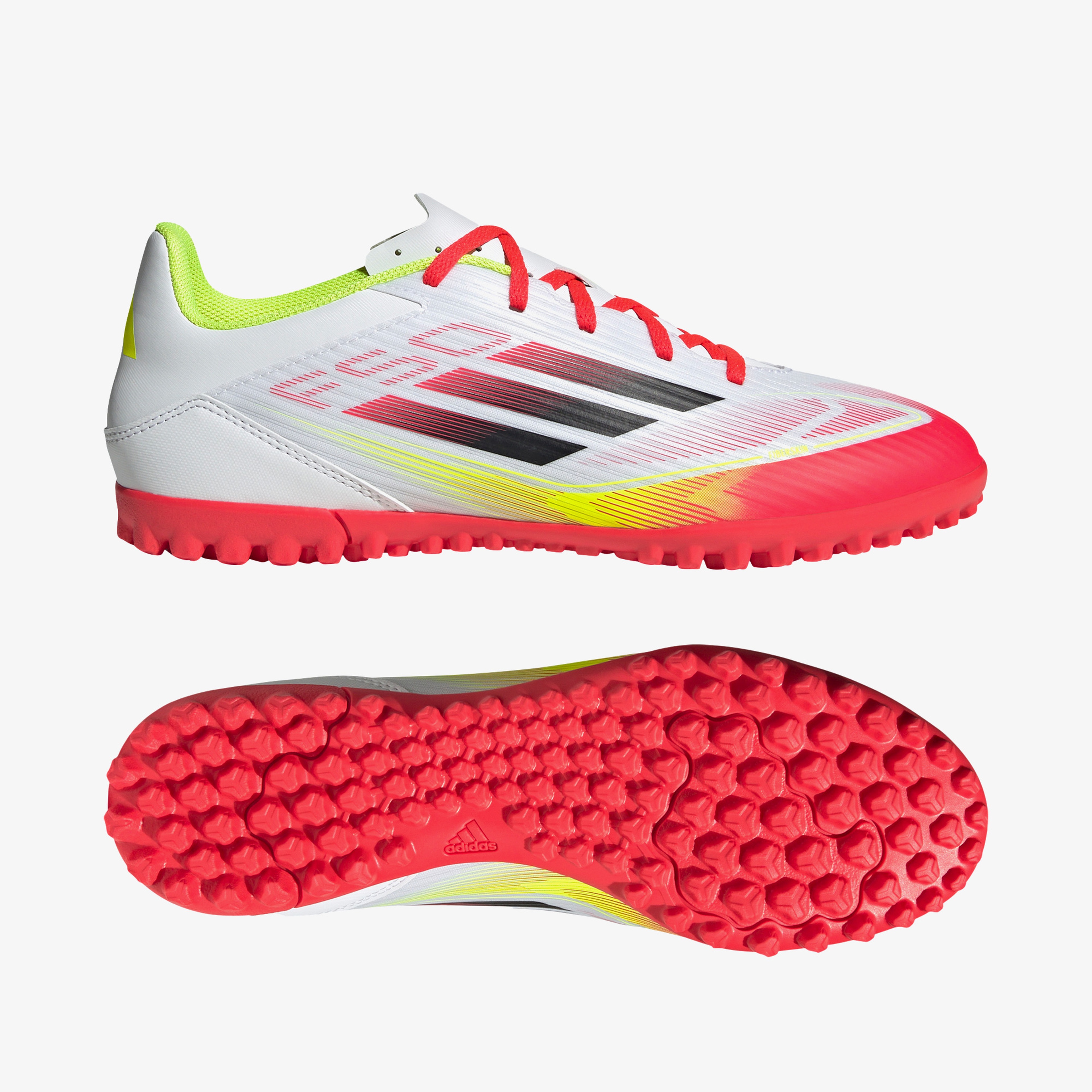 adidas F50 Club Tf Erkek Beyaz Halı Saha Kramponu