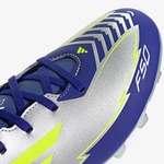 adidas F50 Club Messi Erkek Gri Çim Saha Kramponu
