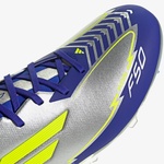 adidas F50 League Messi Erkek Gri Çim Saha Kramponu