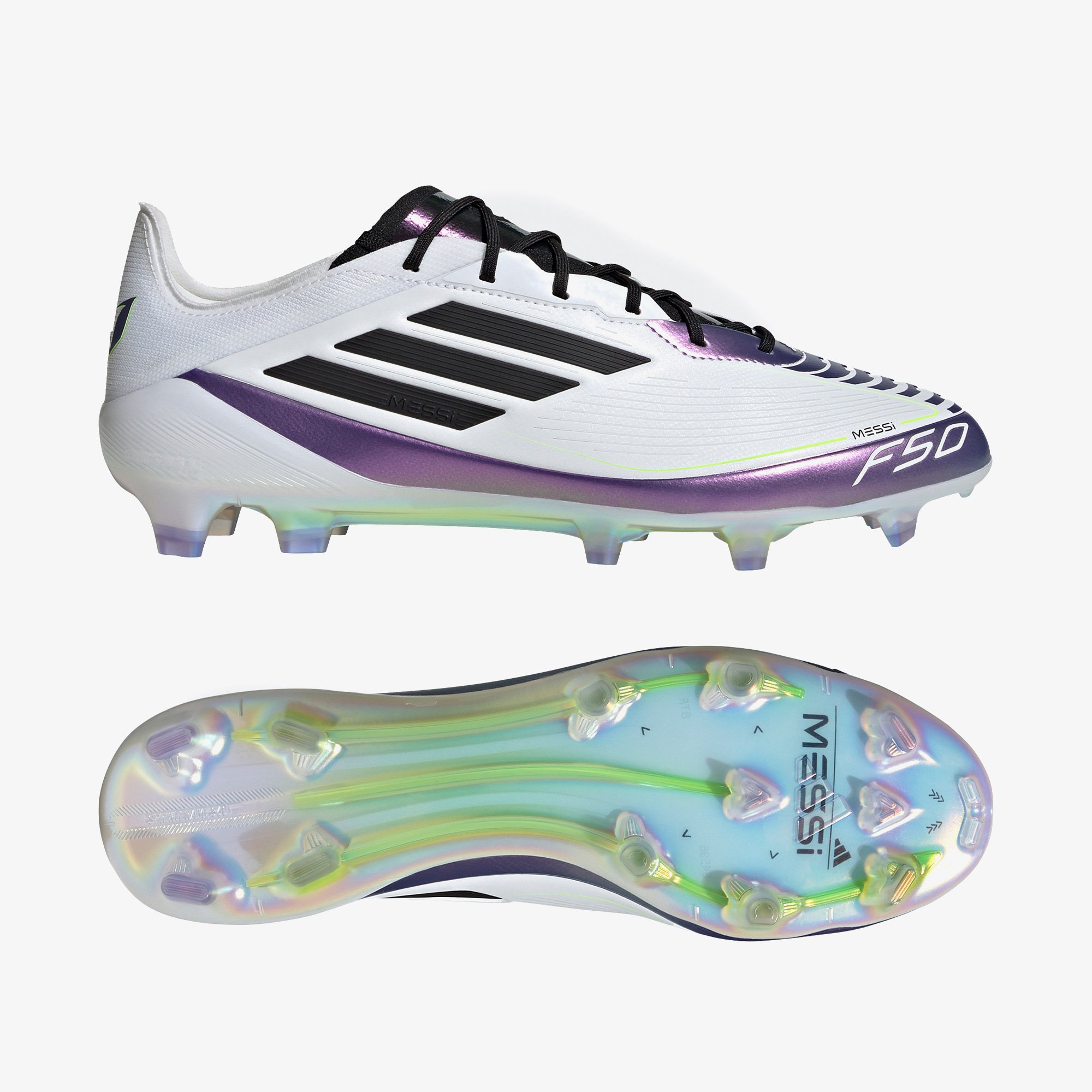 adidas Messi F50 Elite Fg Erkek Beyaz Çim Saha Kramponu42IE9063