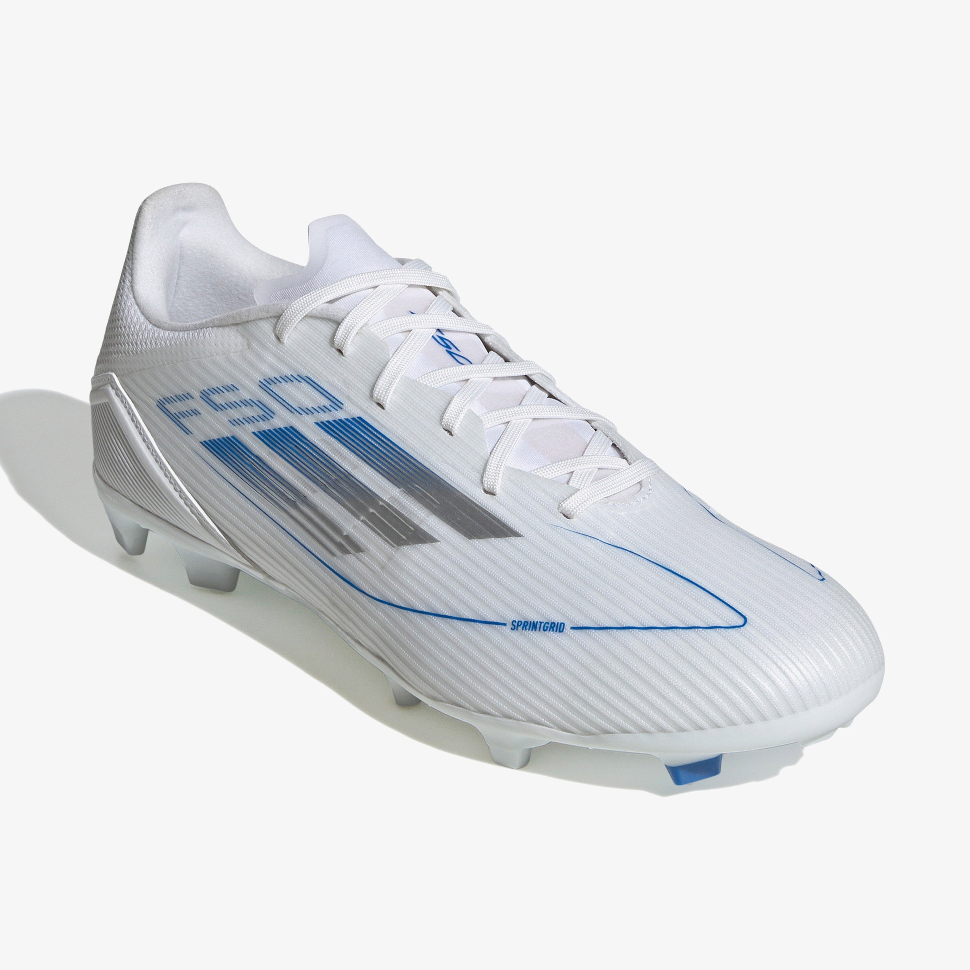adidas F50 League Erkek Beyaz Çim Saha Kramponu
