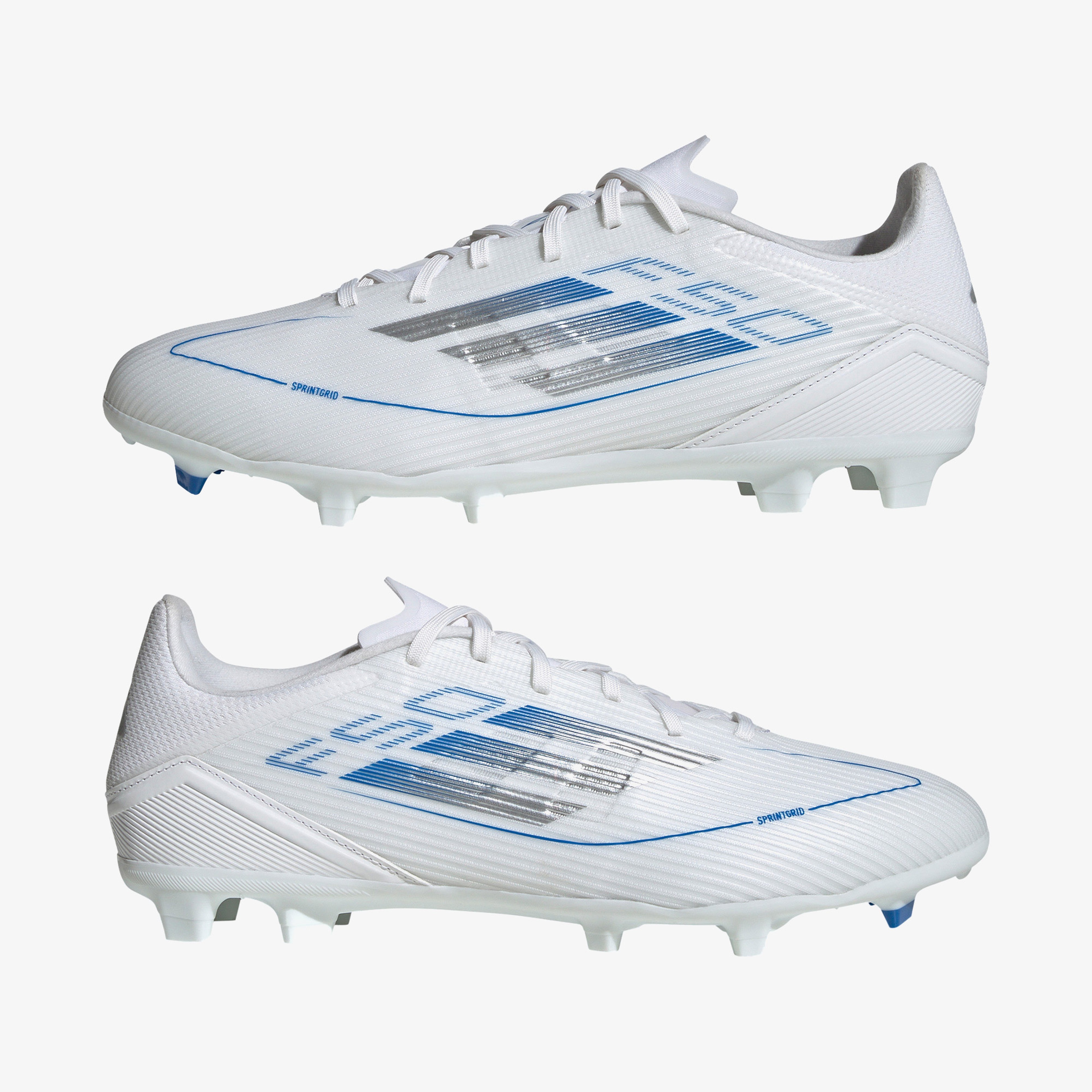 adidas F50 League Erkek Beyaz Çim Saha Kramponu