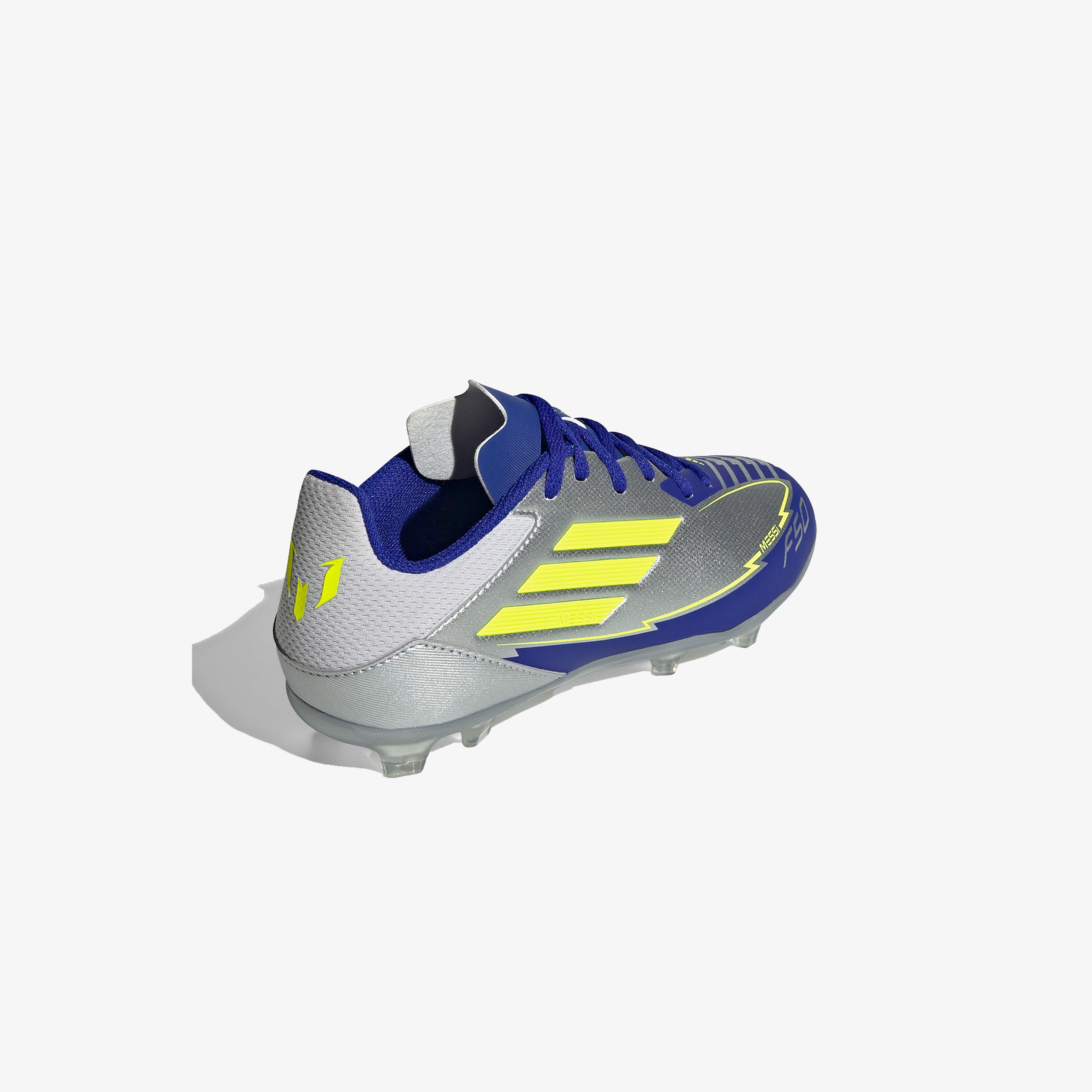 adidas F50 League Messi Çocuk Gri Çim Saha Kramponu