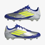 adidas F50 League Messi Erkek Gri Çim Saha Kramponu