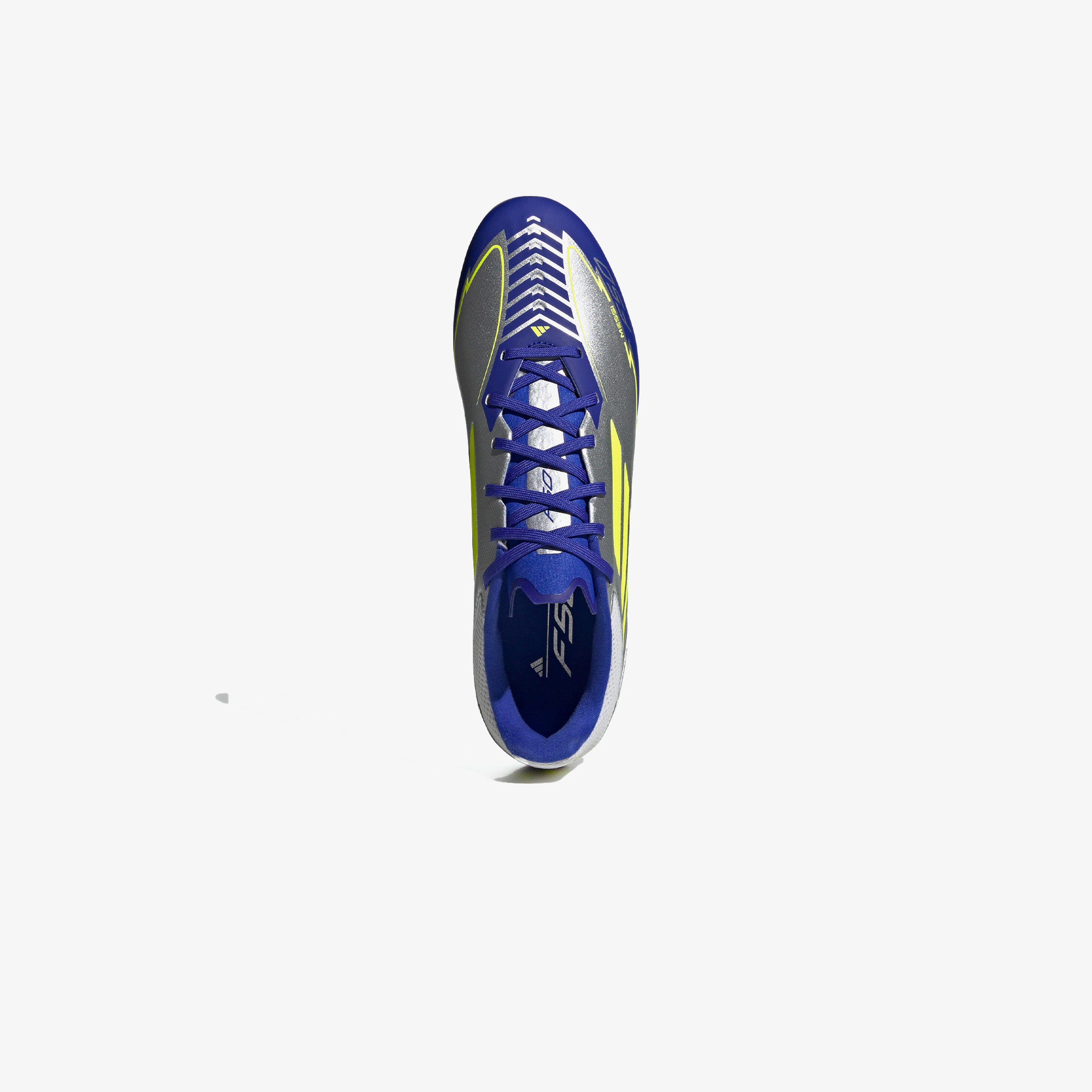 adidas F50 League Messi Erkek Gri Çim Saha Kramponu