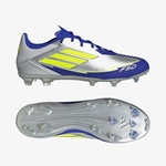 adidas F50 League Messi Erkek Gri Çim Saha Kramponu
