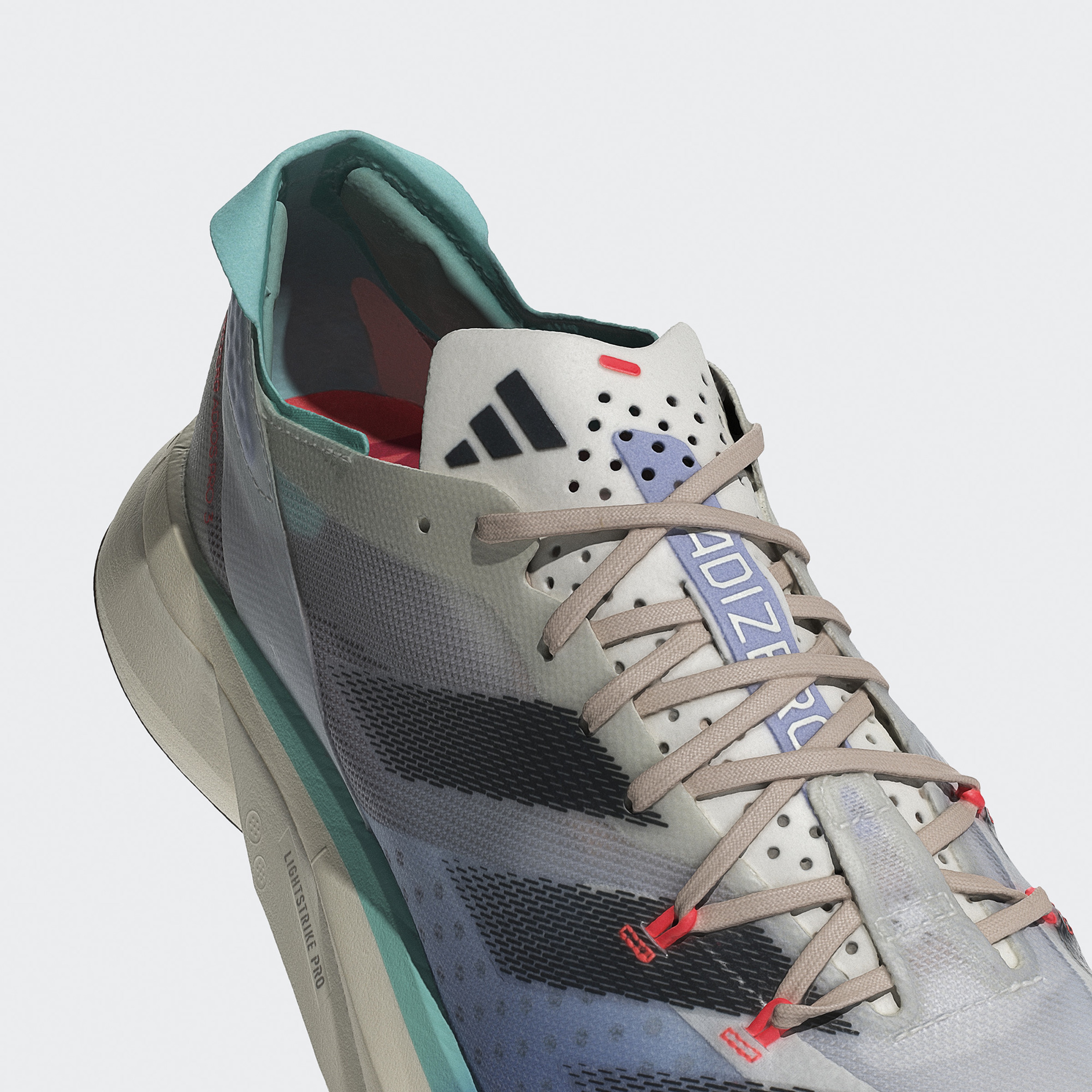 adidas Adizero Adios Pro 3 Erkek Beyaz Koşu Ayakkabısı