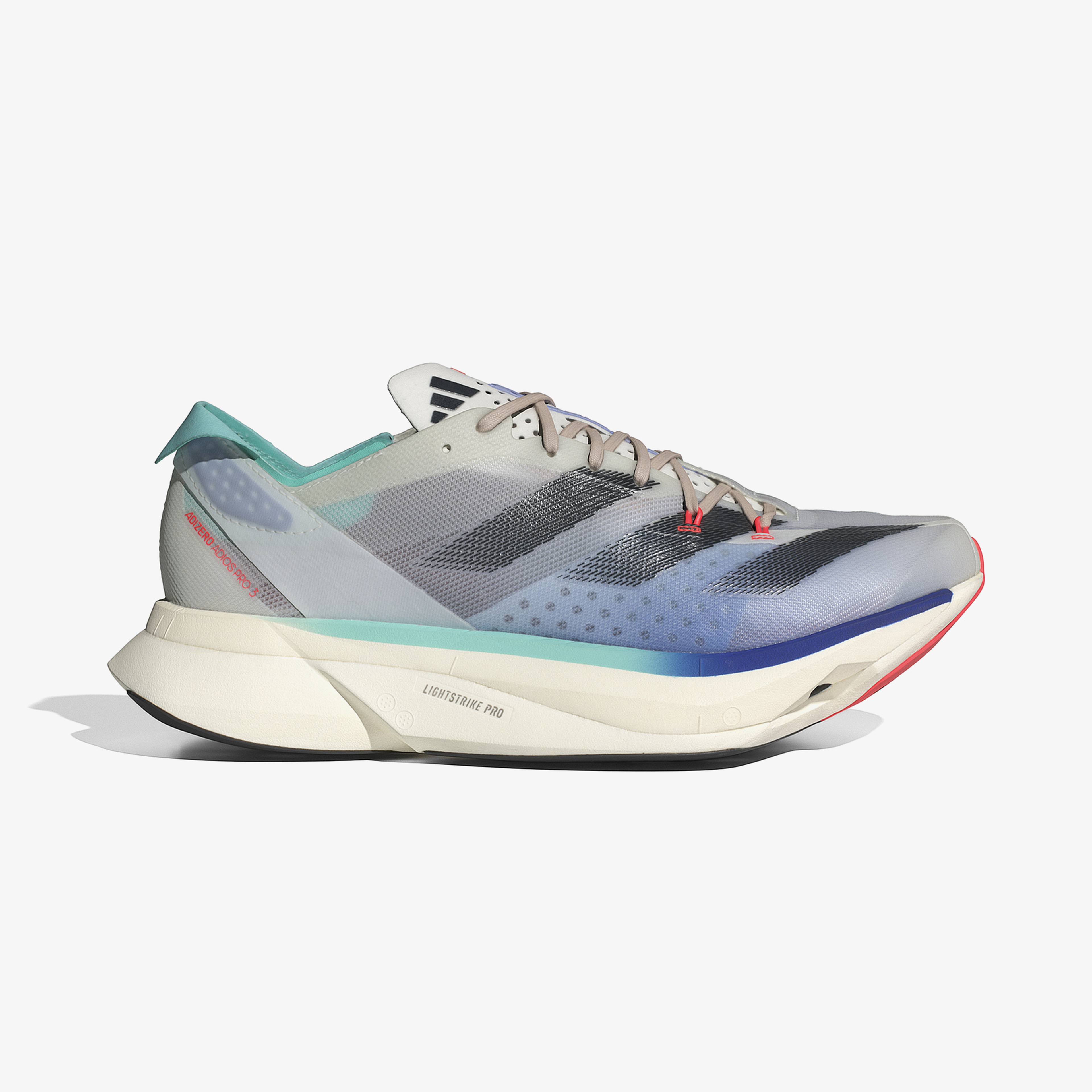 adidas Adizero Adios Pro 3 Erkek Beyaz Koşu Ayakkabısı