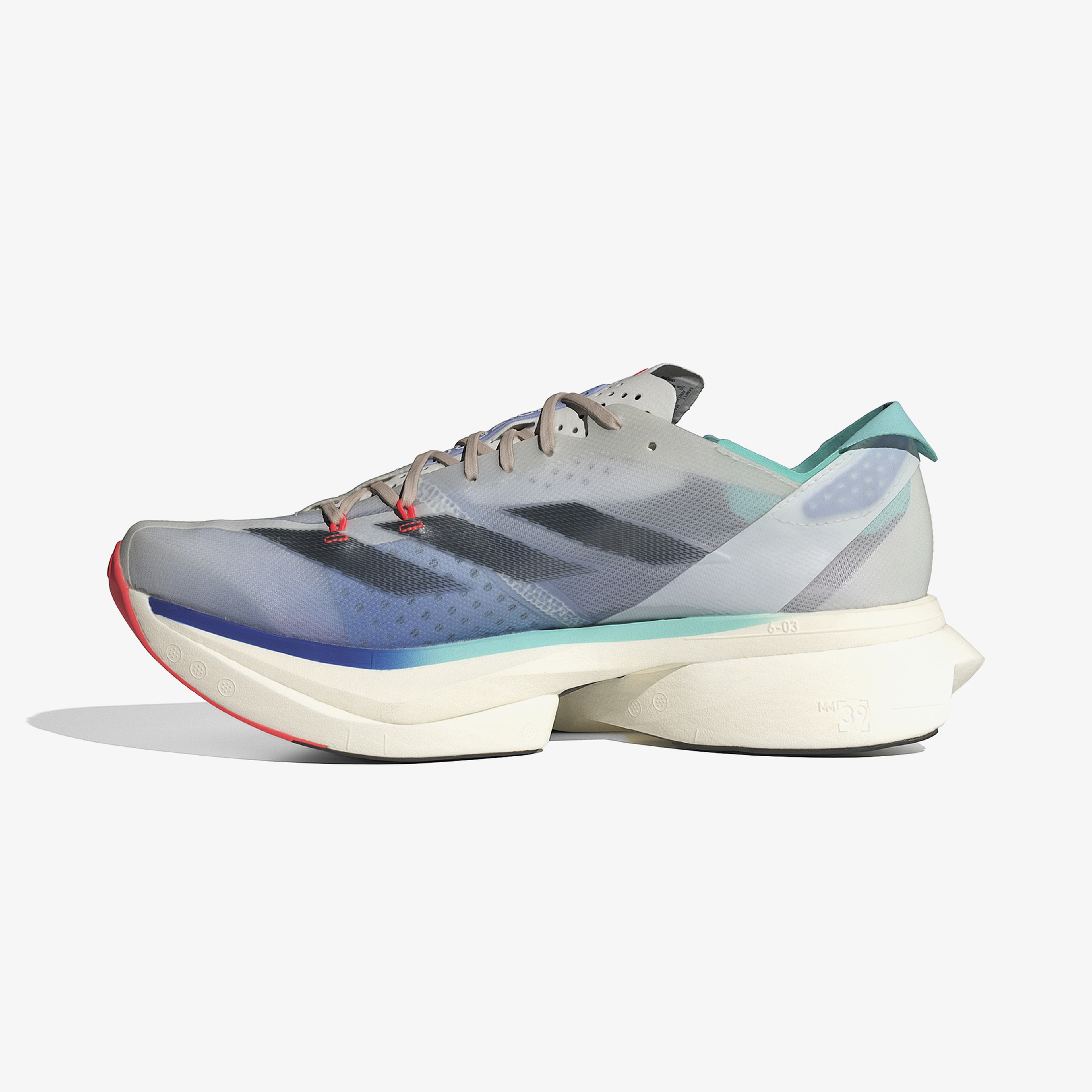 adidas Adizero Adios Pro 3 Erkek Beyaz Koşu Ayakkabısı