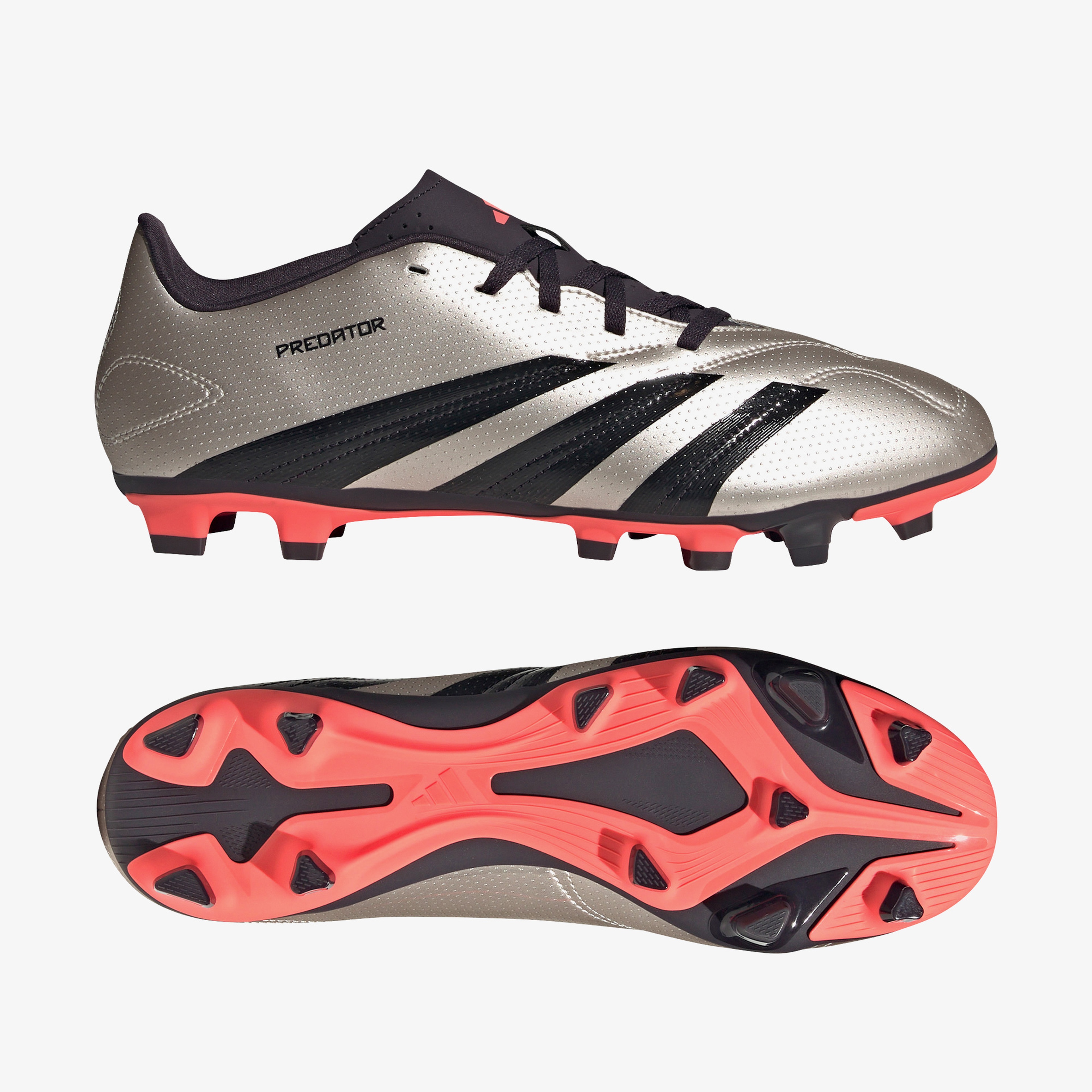adidas Predator FG Erkek Gri Çim Saha Kramponu
