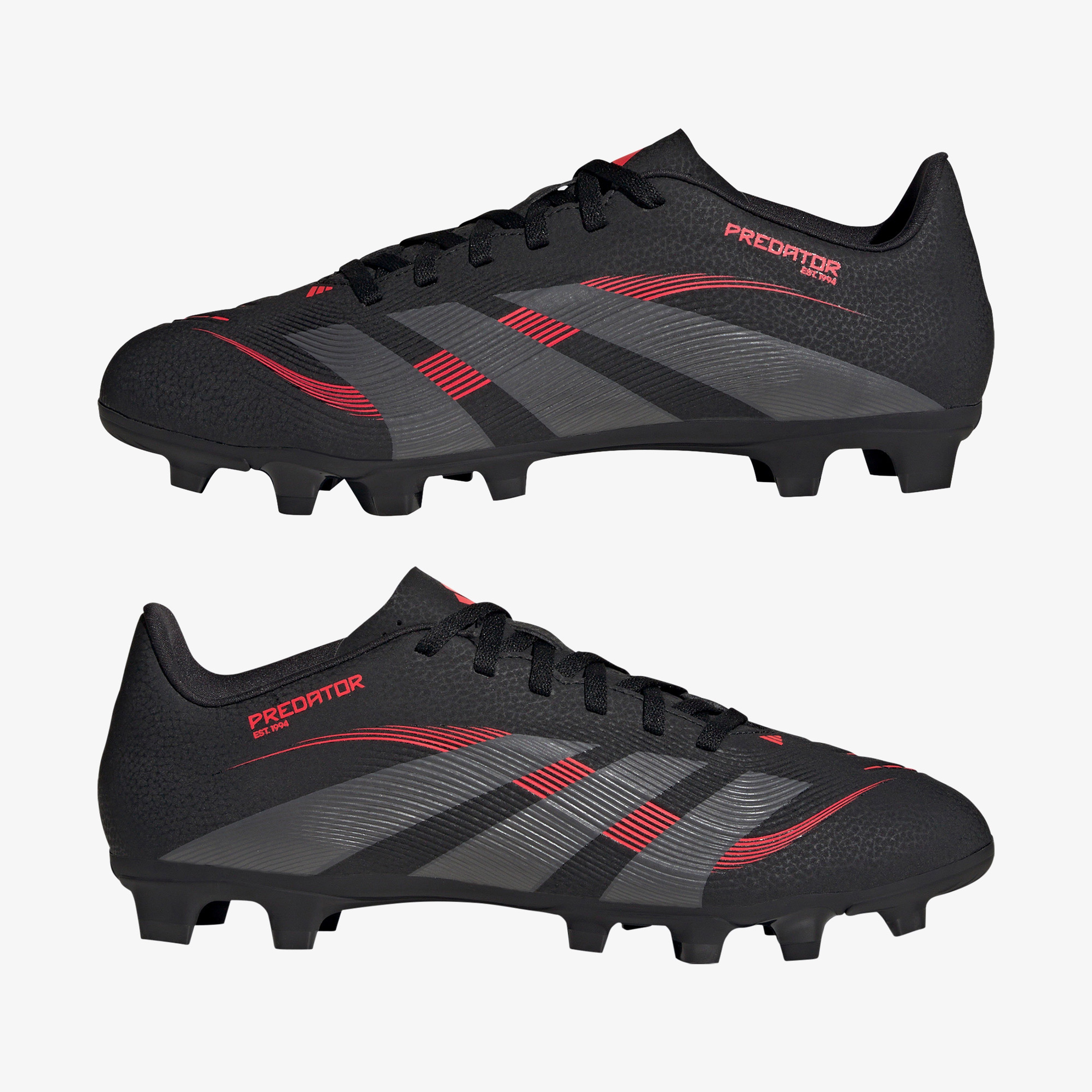 adidas Predator Club Erkek Siyah Çim Saha Kramponu